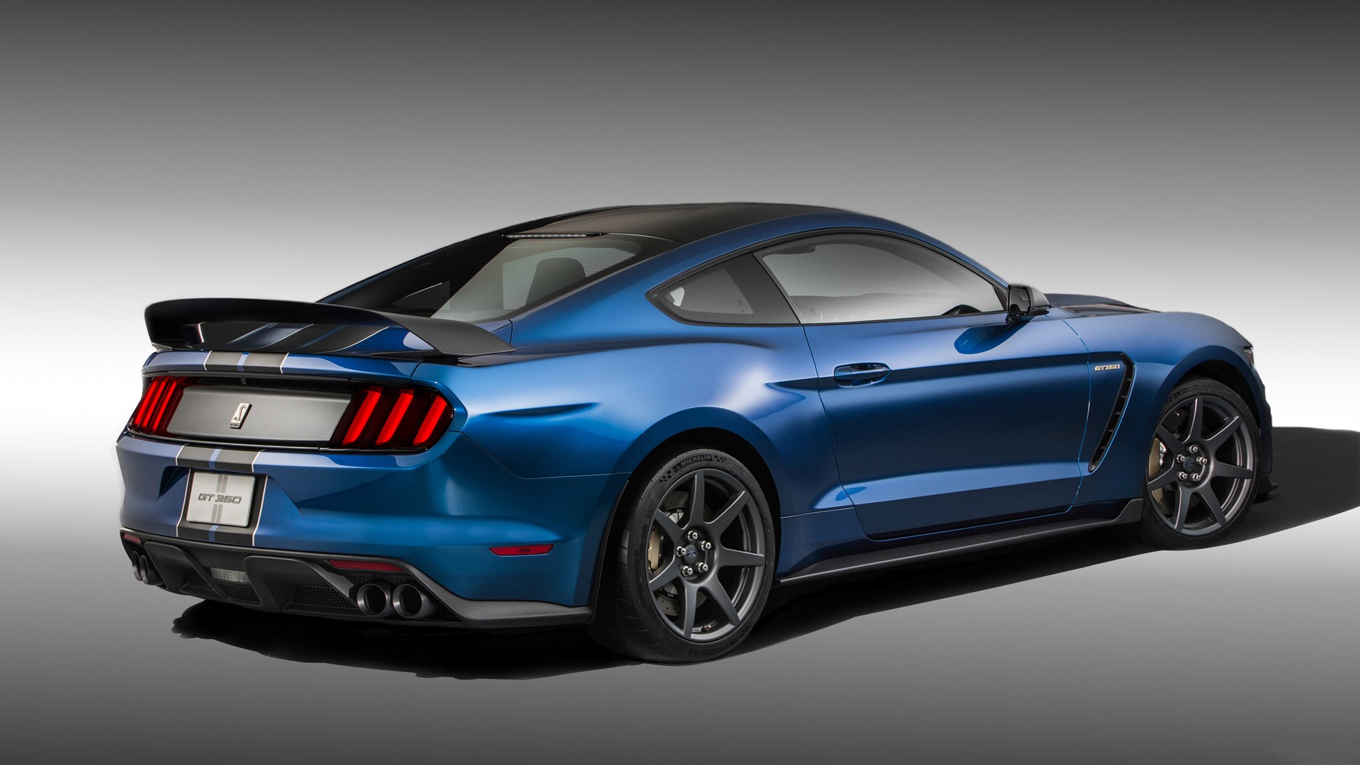 Ford Mustang Shelby Shelby GT350 Car Blue Cars 1920x1080