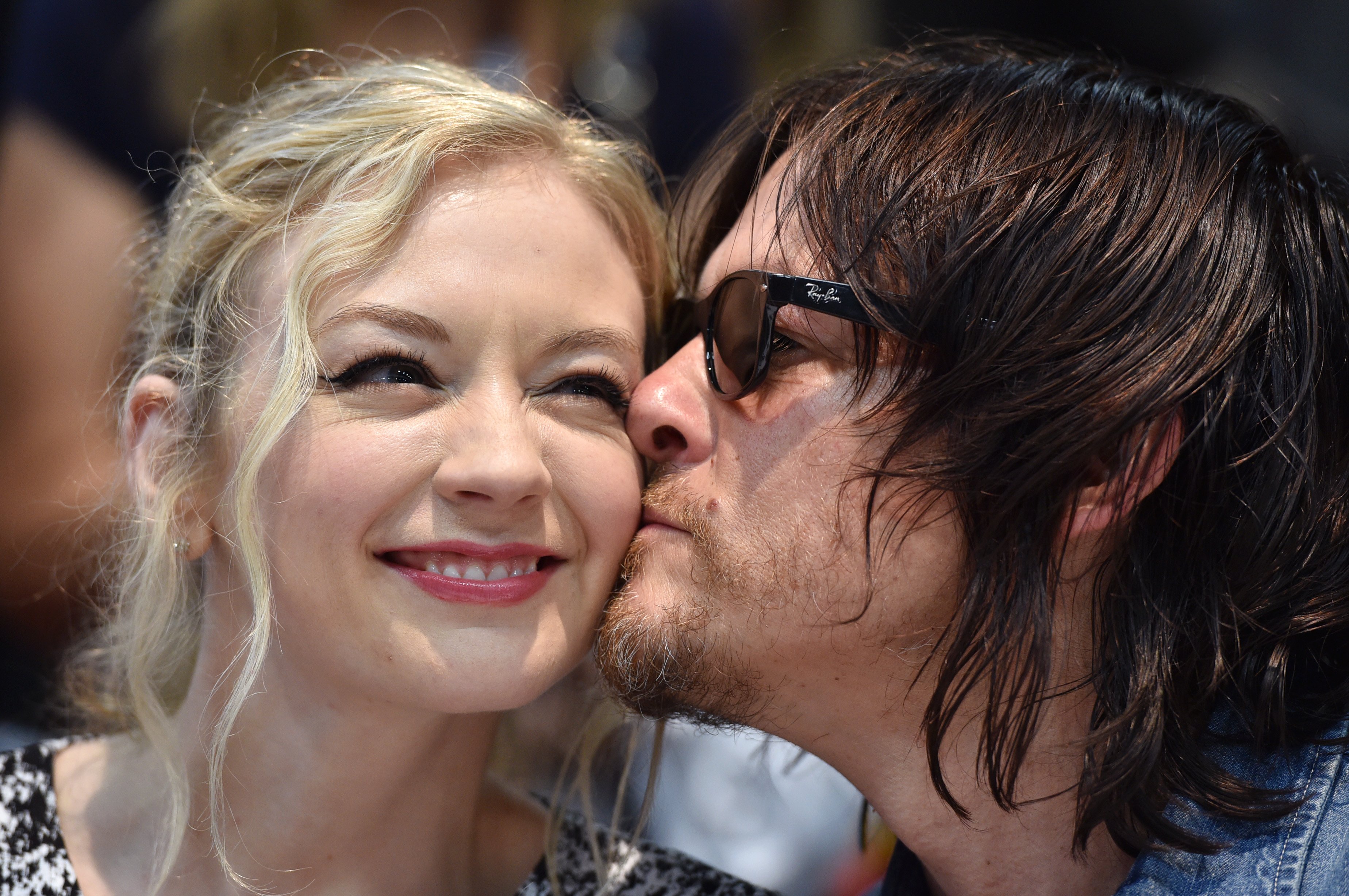 Actor Emily Kinney Norman Reedus 3696x2456