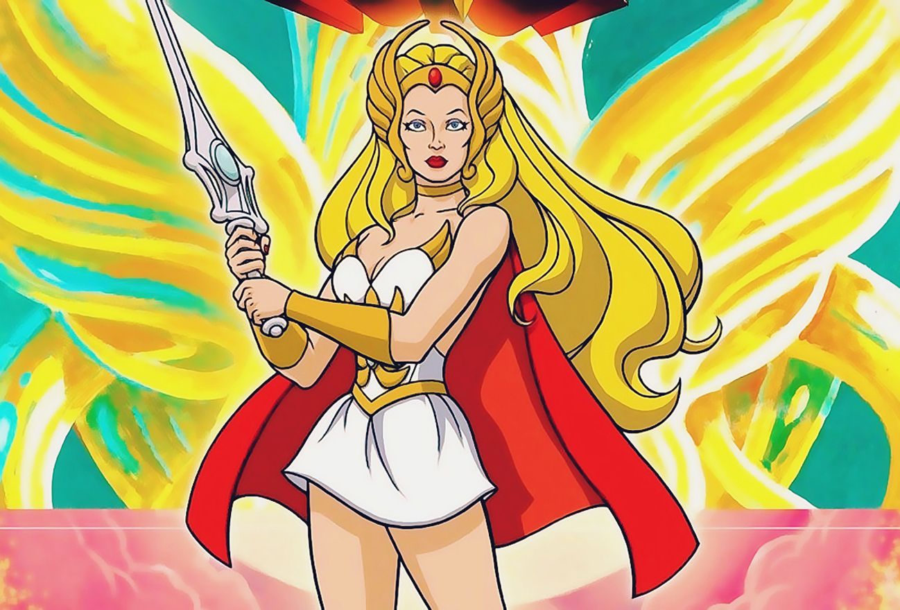 She Ra Warrior Princess Illustration Cartoon 1298x880