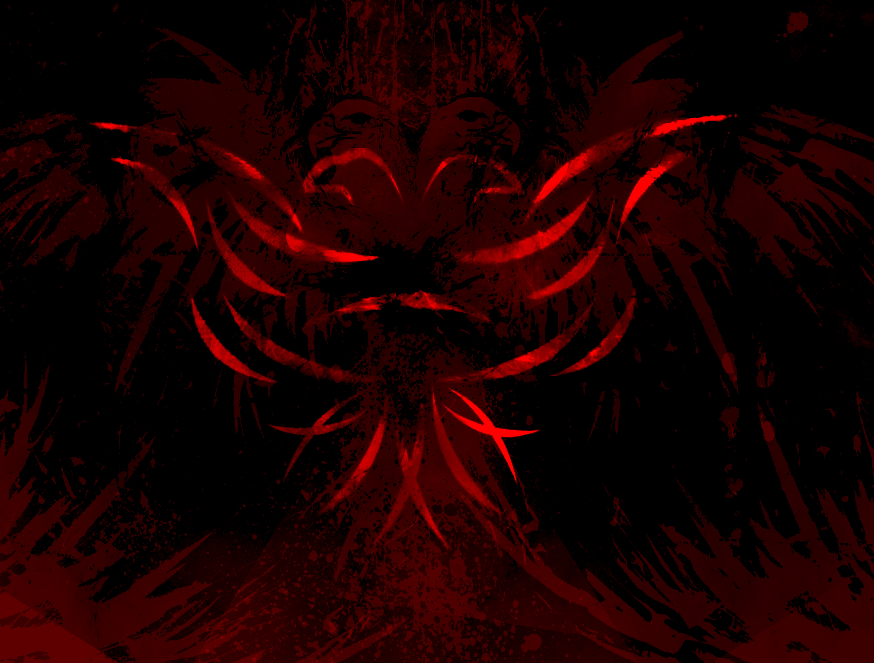 Eagle Albania Red Black Abstract 2900x2200