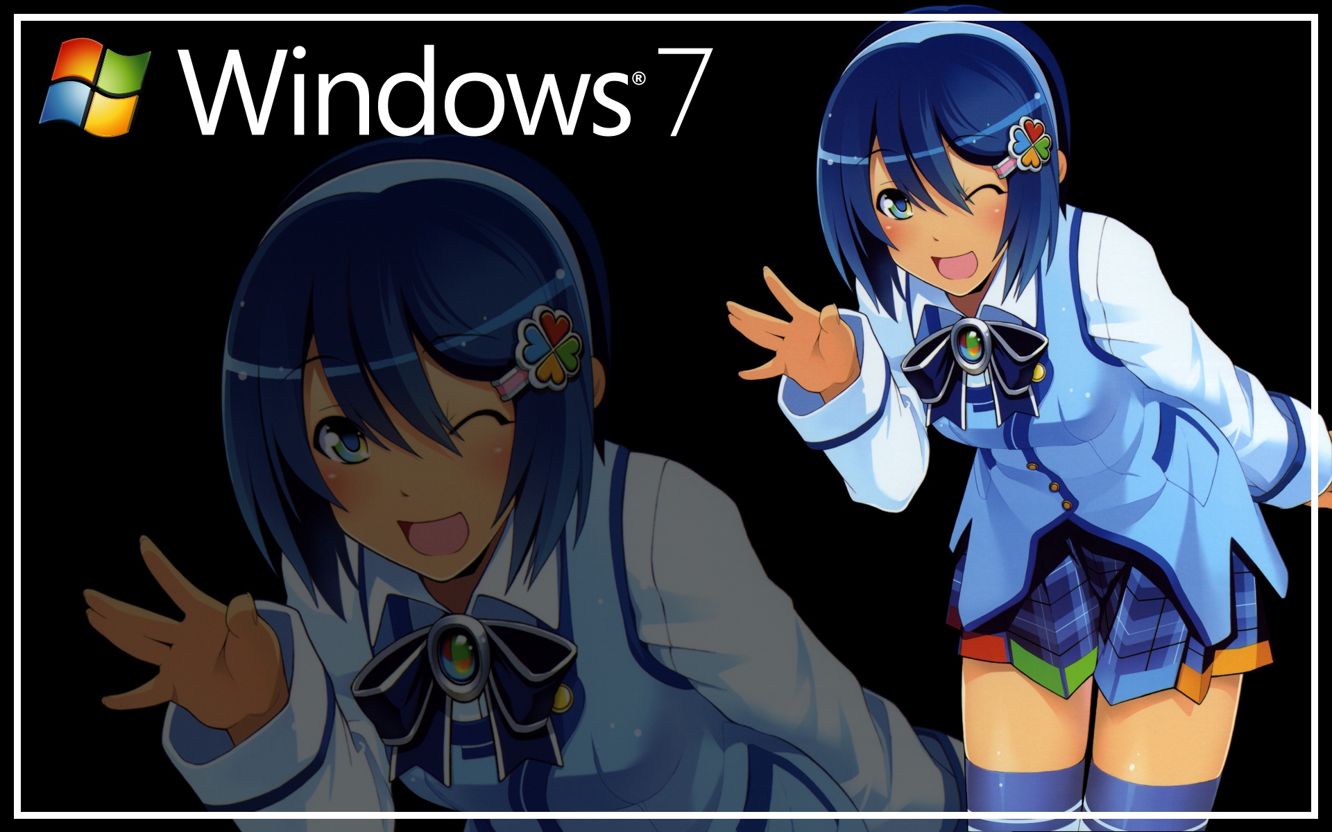 Nanami Madobe Windows 7 OS Tan 1920x1200