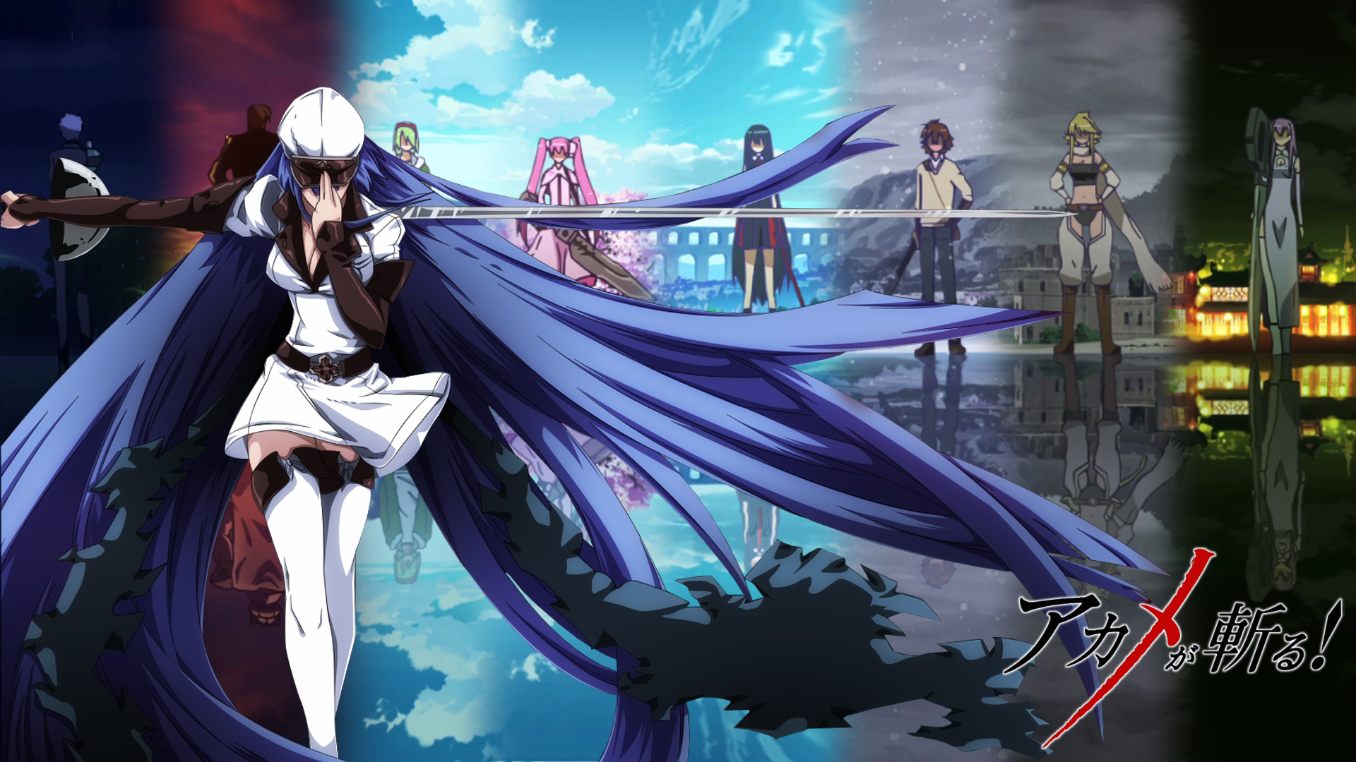 Akame Ga Kill Sheele Akame Ga Kill Leone Akame Ga Kill Tatsumi Akame Ga Kill Akame Akame Ga Kill Min 1920x1080