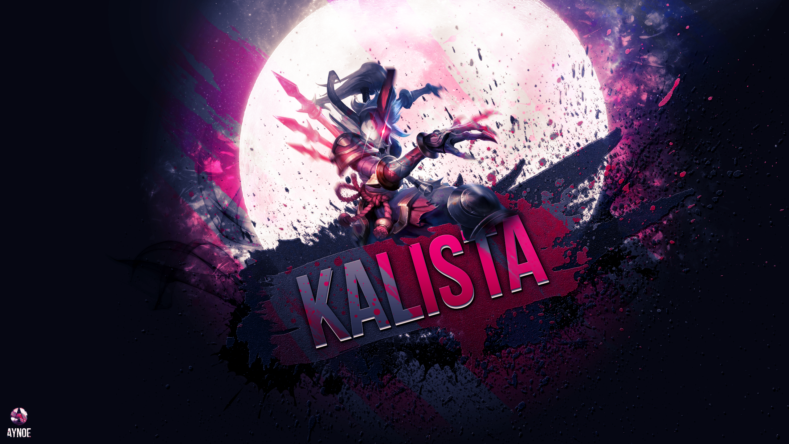 League Of Legends Video Games Kalista Anime Girls 2560x1440