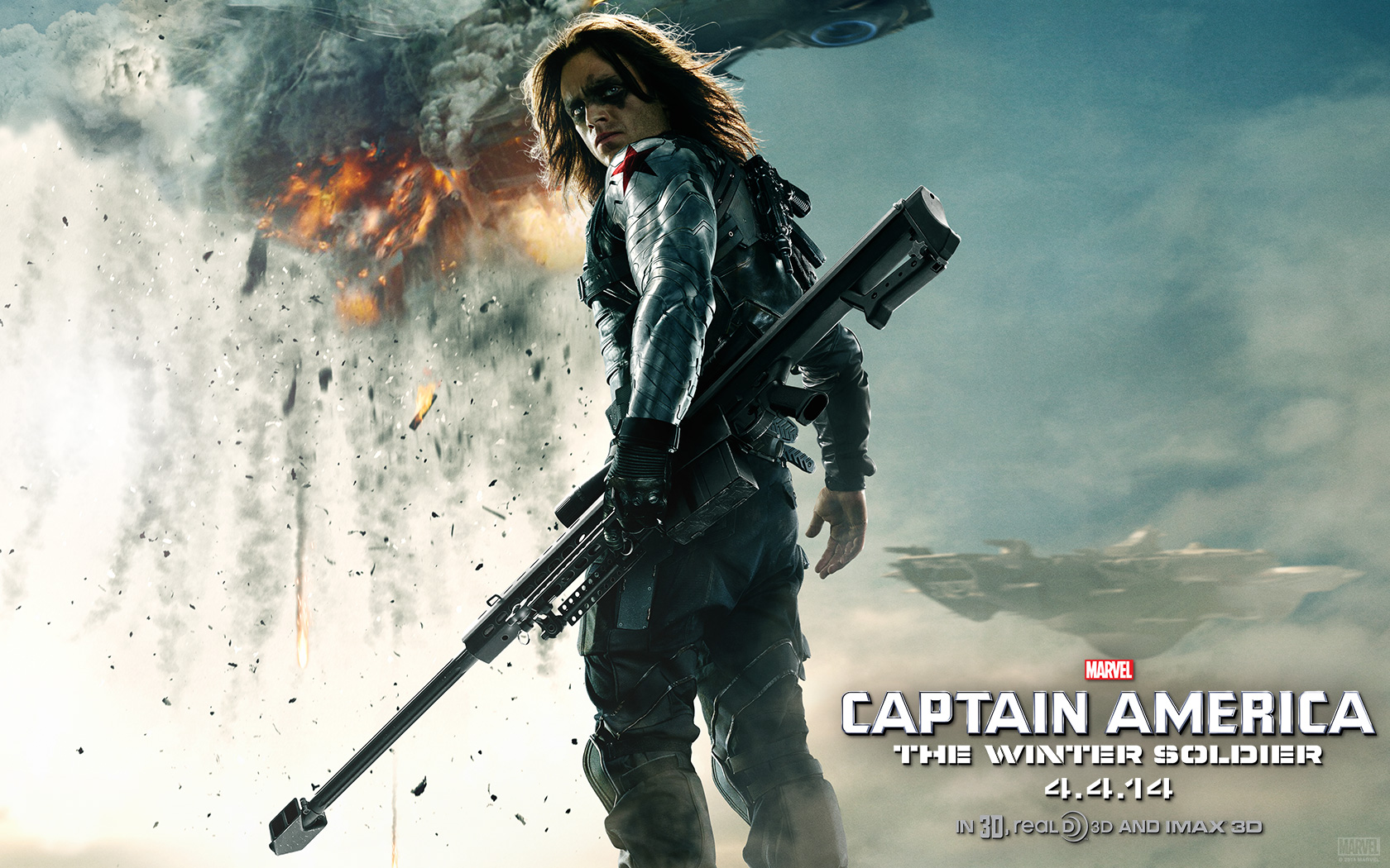 Sebastian Stan Winter Soldier Captain America The Winter Soldier 1680x1050