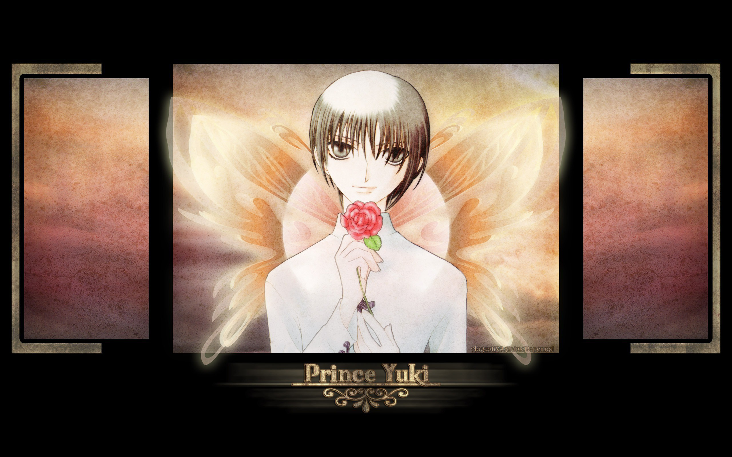 Yuki Sohma Flower Butterfly 2560x1600