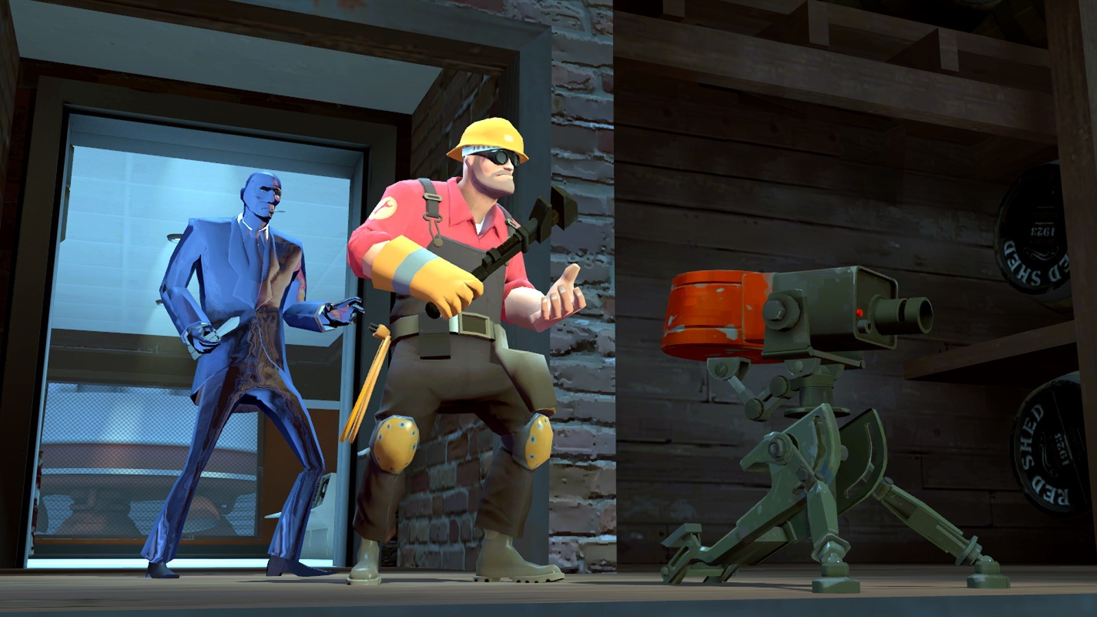 Team Fortress 2 Engineer Team Fortress Spy Team Fortress 1600x900