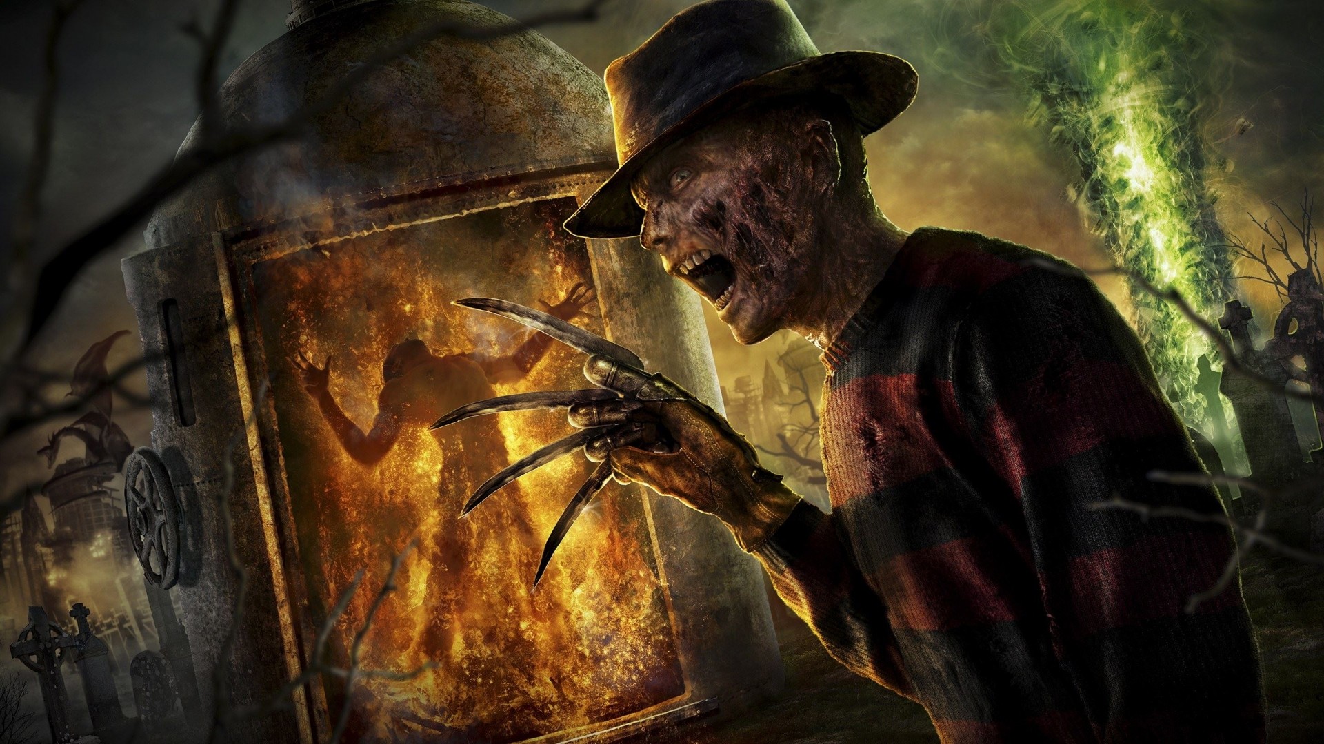 Freddy Krueger Horror Video Games Mortal Kombat 9 1920x1080