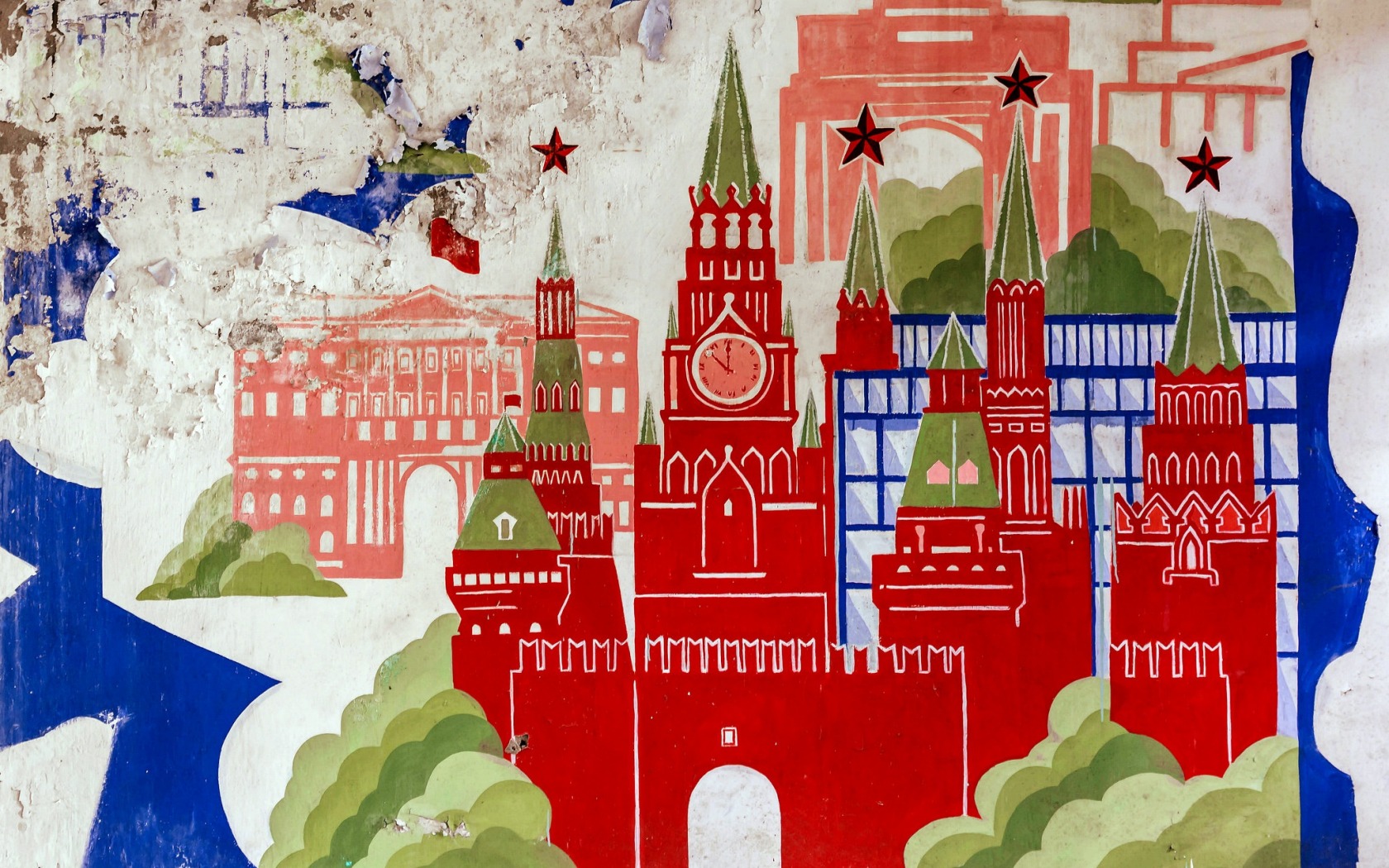 Wall Artwork Kremlin Moscow 1680x1050
