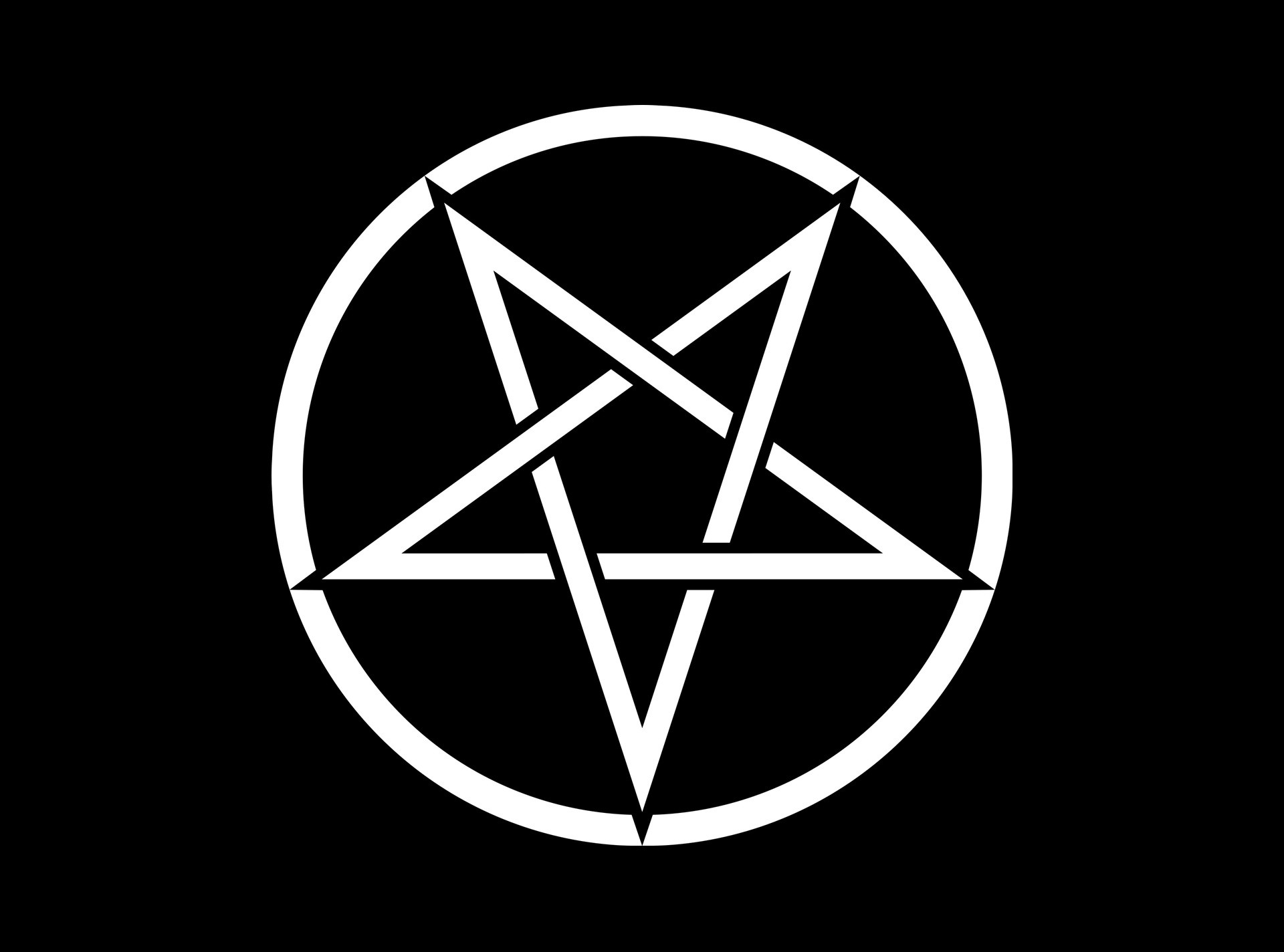 Satanism Pentagram Inverted Pentagram 1920x1424