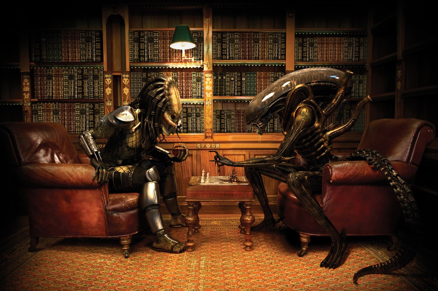 Chess Alien Movie Predator Movie Alien Vs Predator Books Xenomorph 1398x930