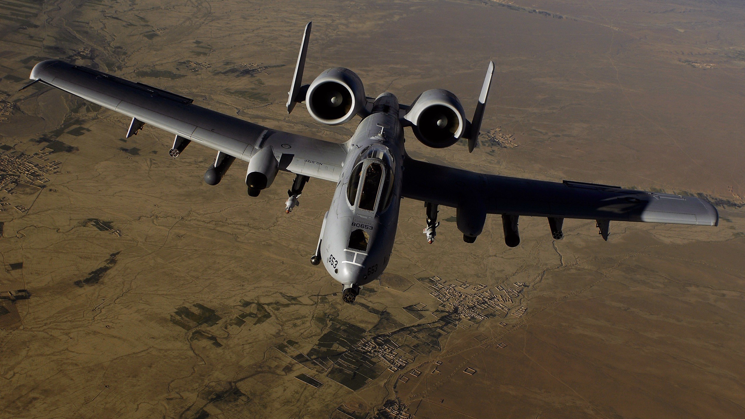 Jet Fighter Aircraft Airplane Fairchild Republic A 10 Thunderbolt Ii Military Aircraft A10 Warthog 2560x1440