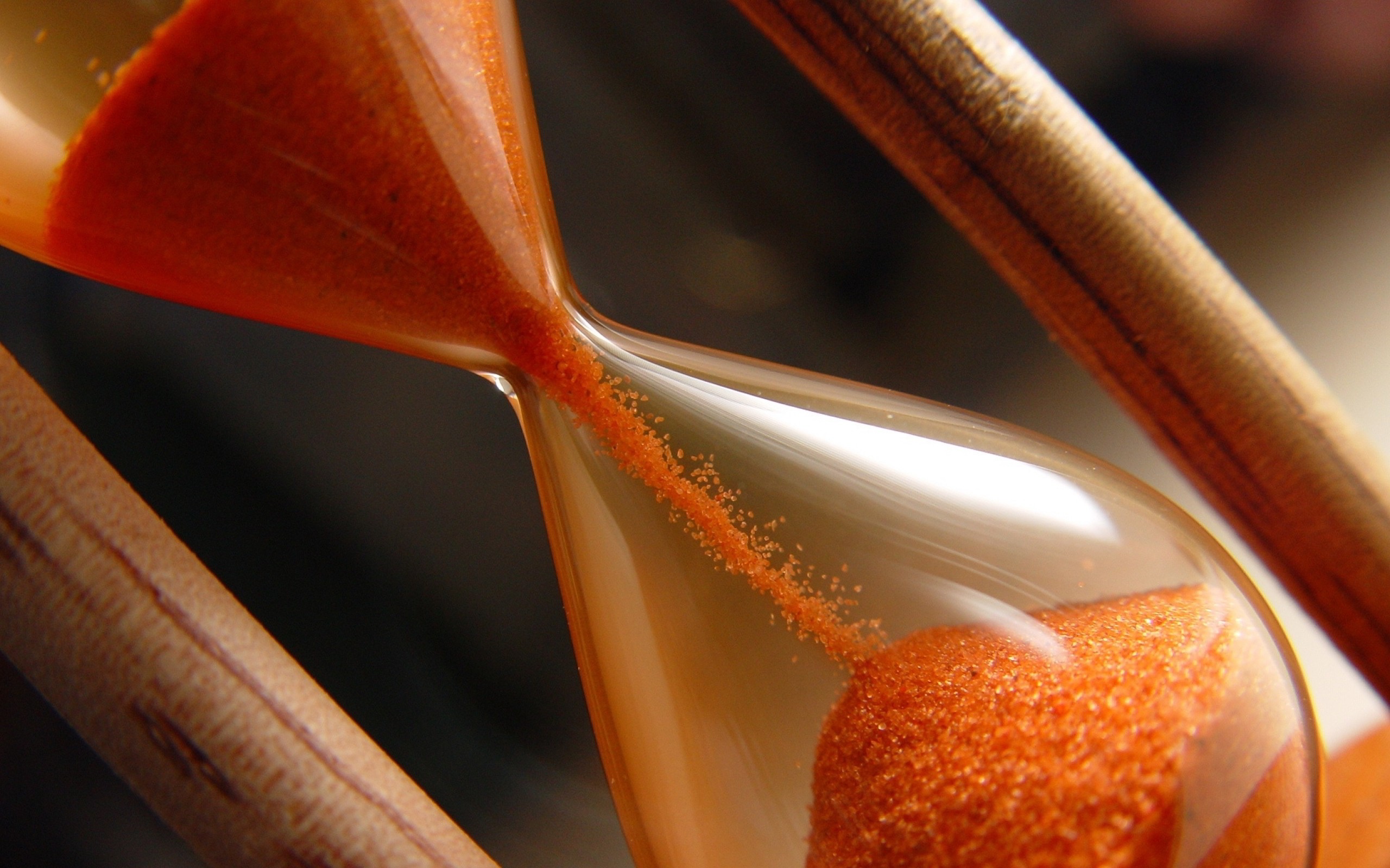 Hourglasses Closeup Photography Glass Sand Depth Of Field 2560x1600