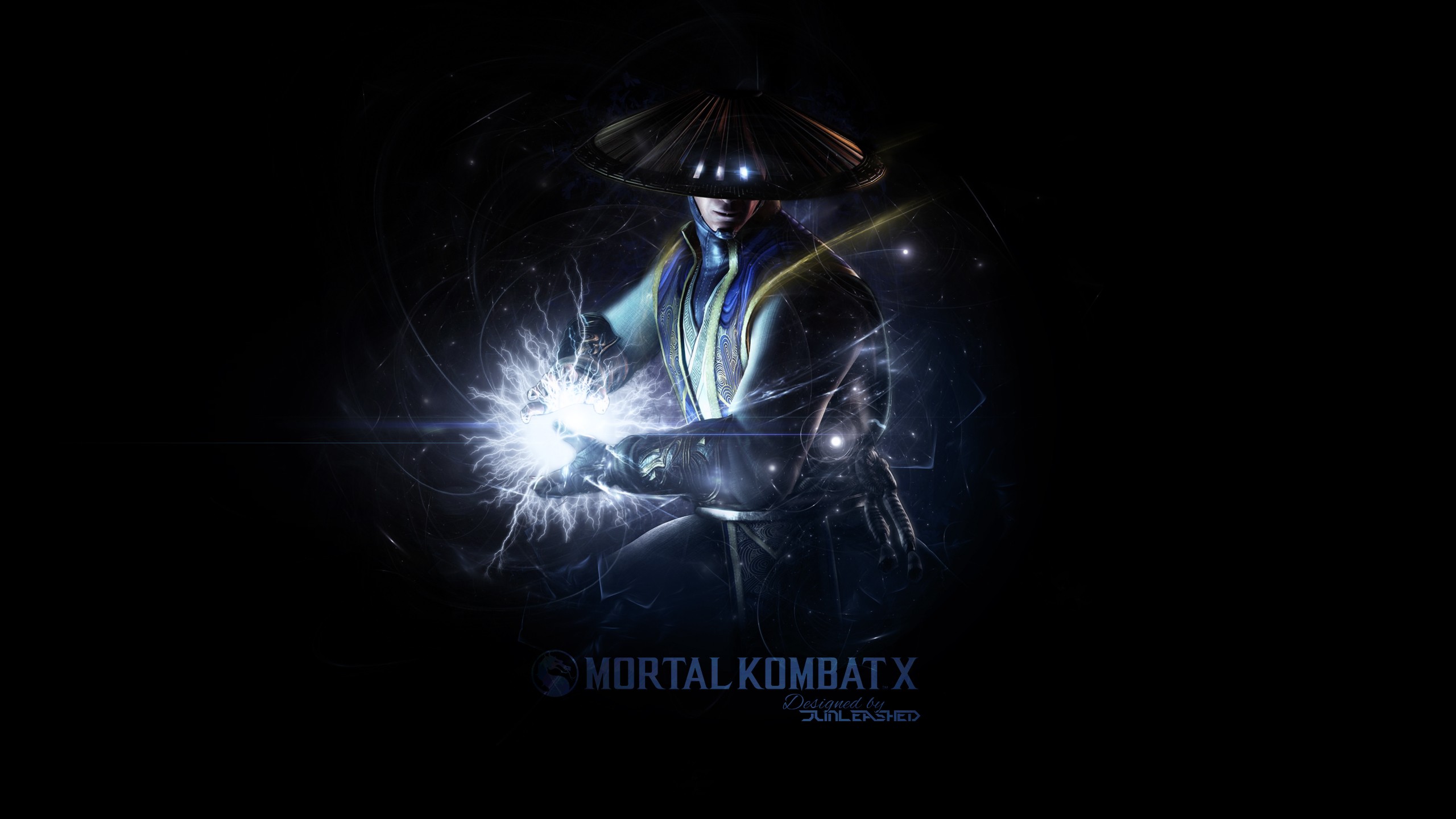 Video Games Mortal Kombat X Mortal Kombat Simple Background Raiden 2560x1440