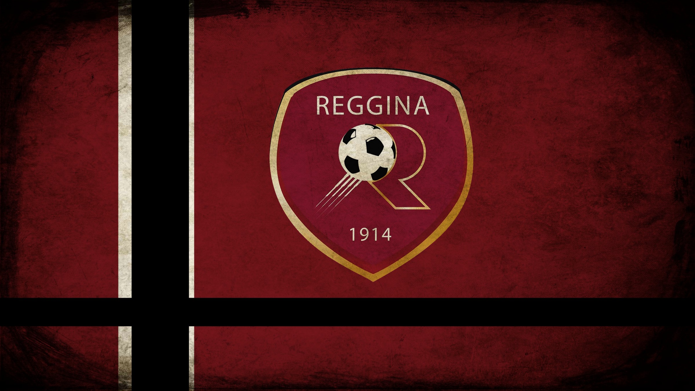 Reggina 1914 Sport Soccer Grunge Calabria Reggio Di Calabria Logo Amaranth 2400x1350