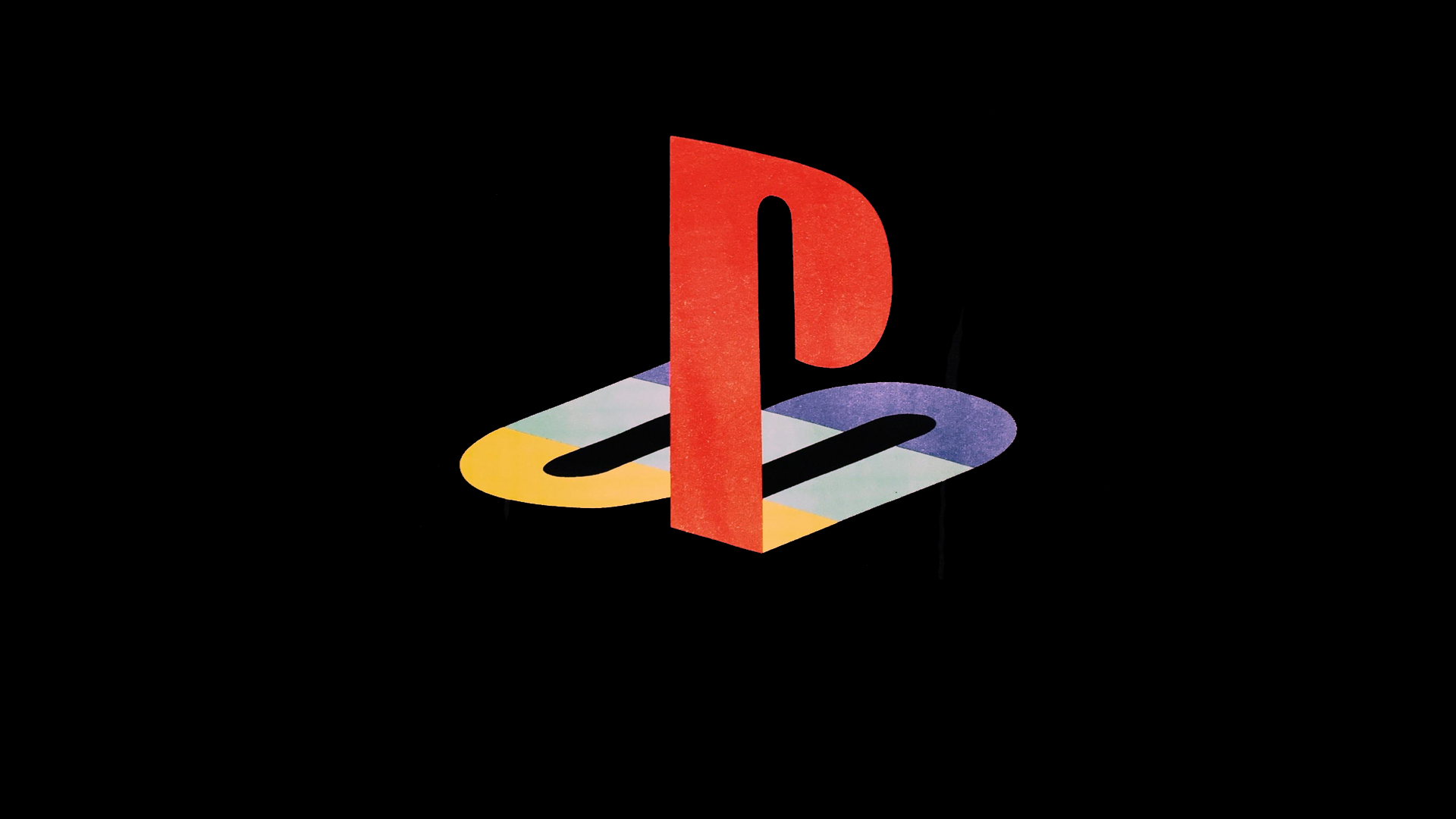 PlayStation PSP Sony Simple Minimalism Logo Black Background Black ...