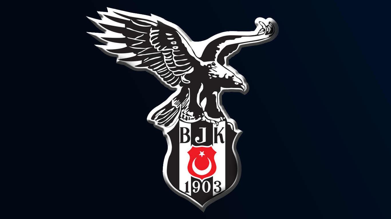 Besiktas J K Karakartal 1903 Year Simple Background Logo 1366x768