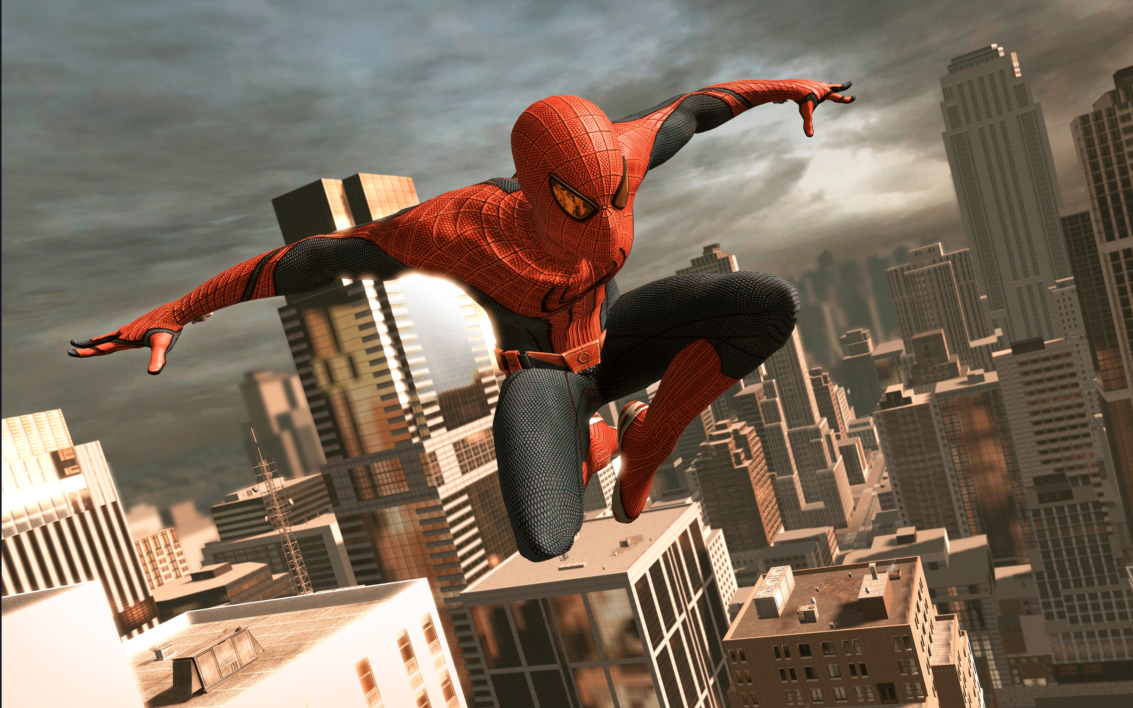 Amazing Spider Man Video Games City Manhattan New York City Superhero Marvel Comics 3840x2400