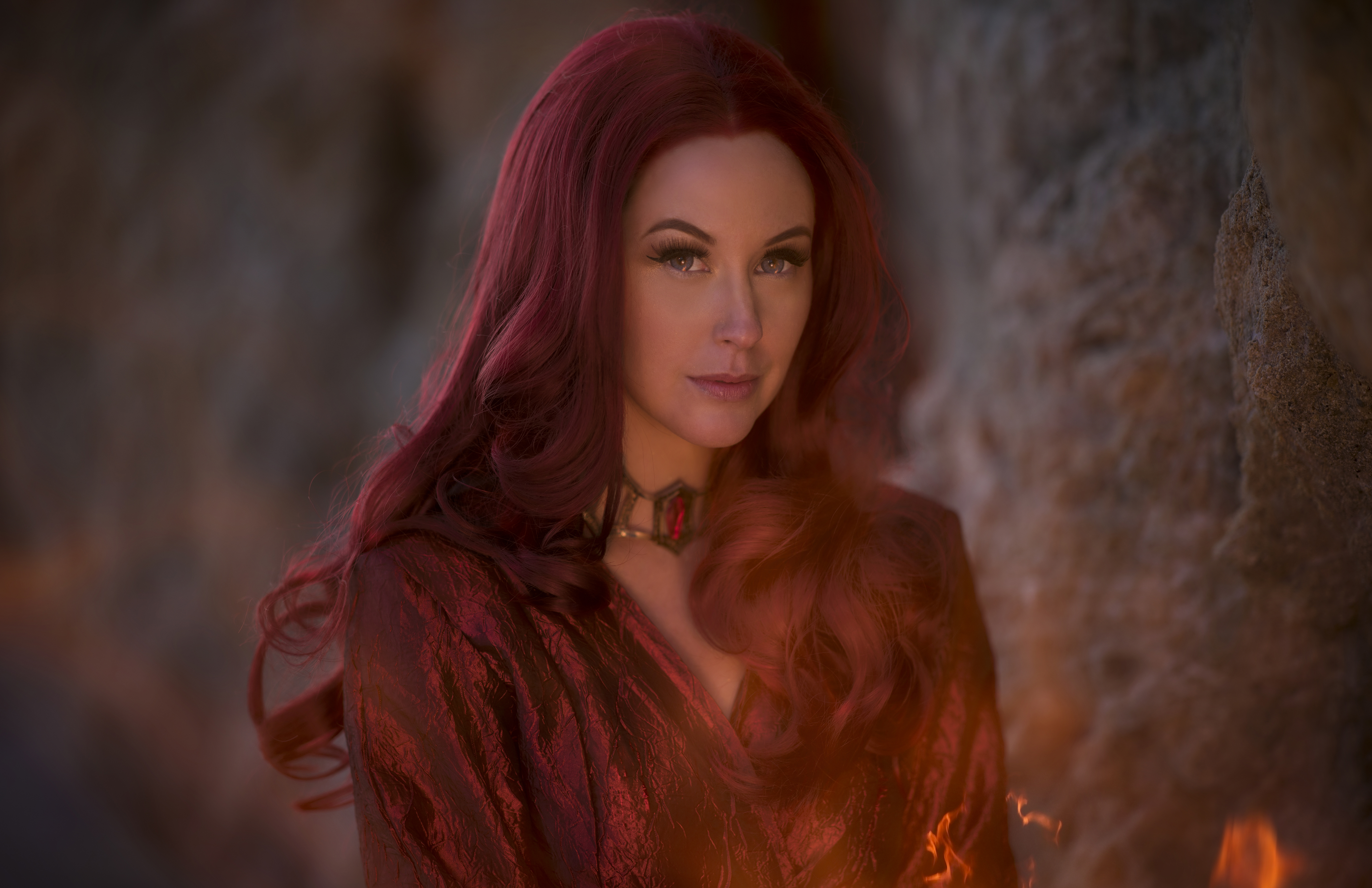 Melisandre Witch Redhead Game Of Thrones Fantasy Girl Cosplay 4954x3205