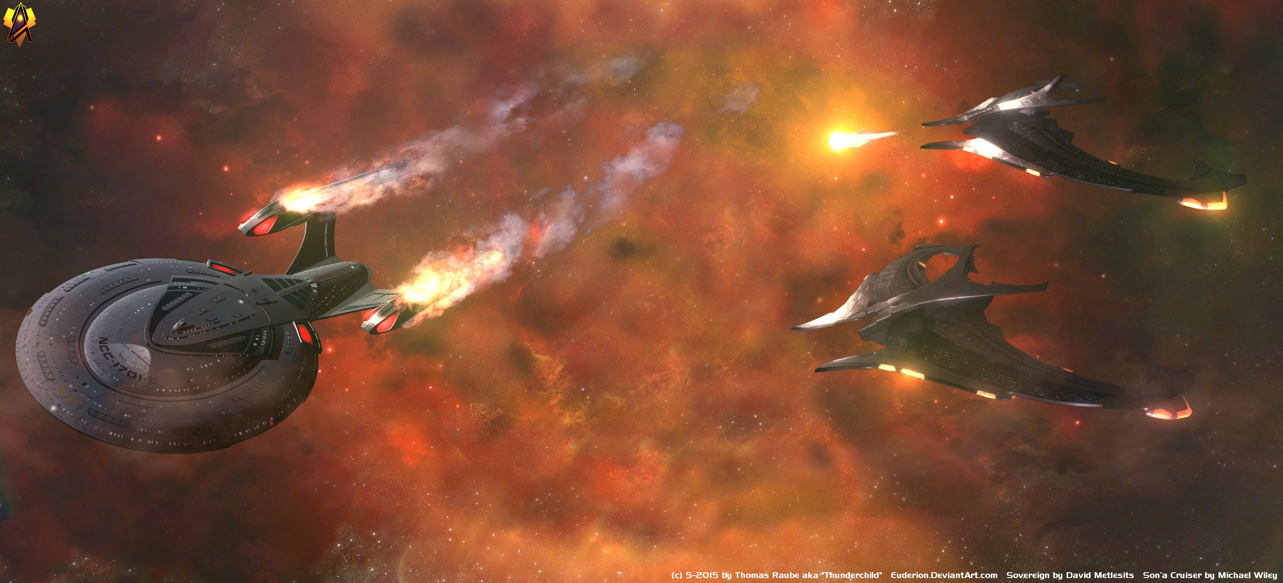 Star Trek Insurrection Sona Enterprise Star Trek Sci Fi 4400x2000