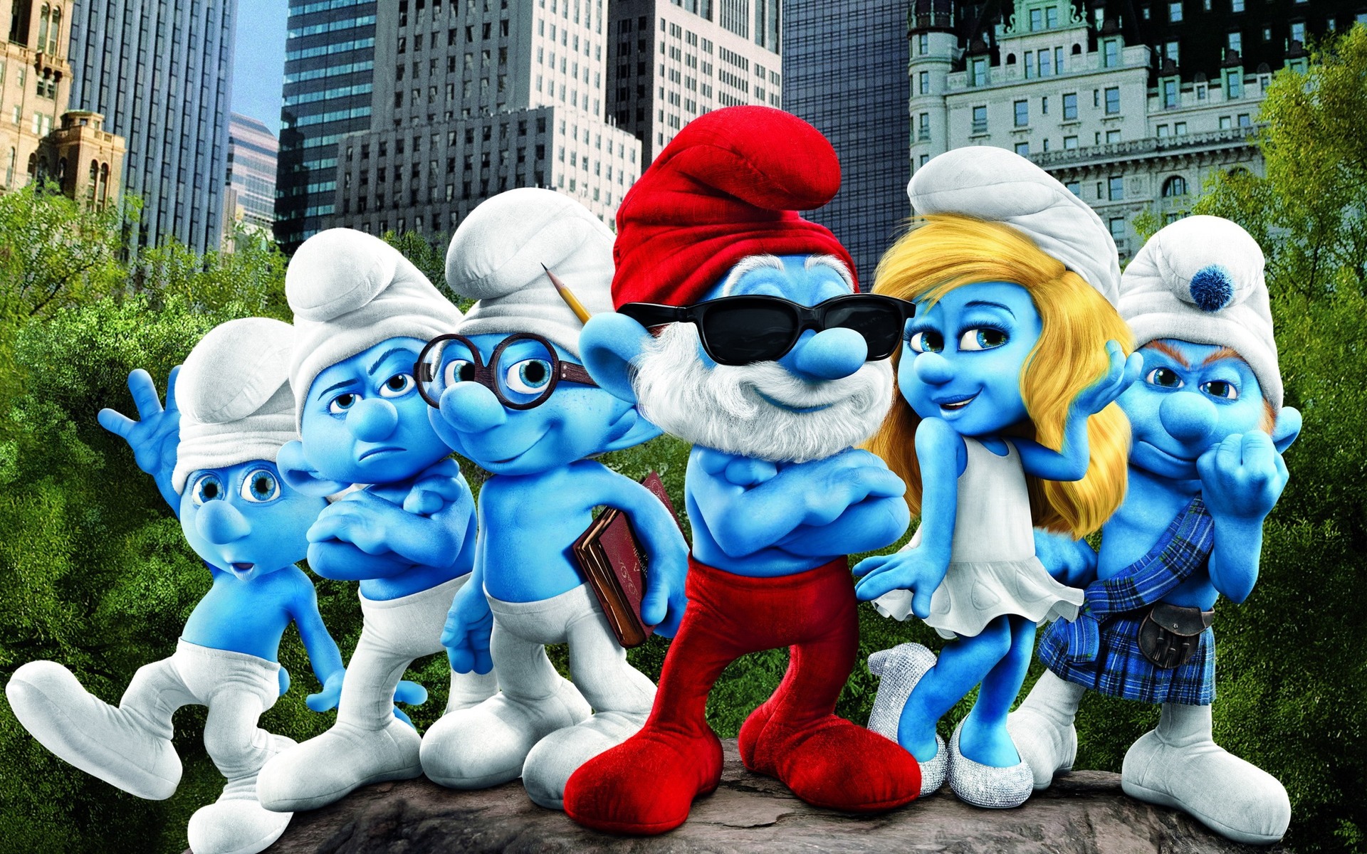 Cartoon The Smurfs 1920x1200