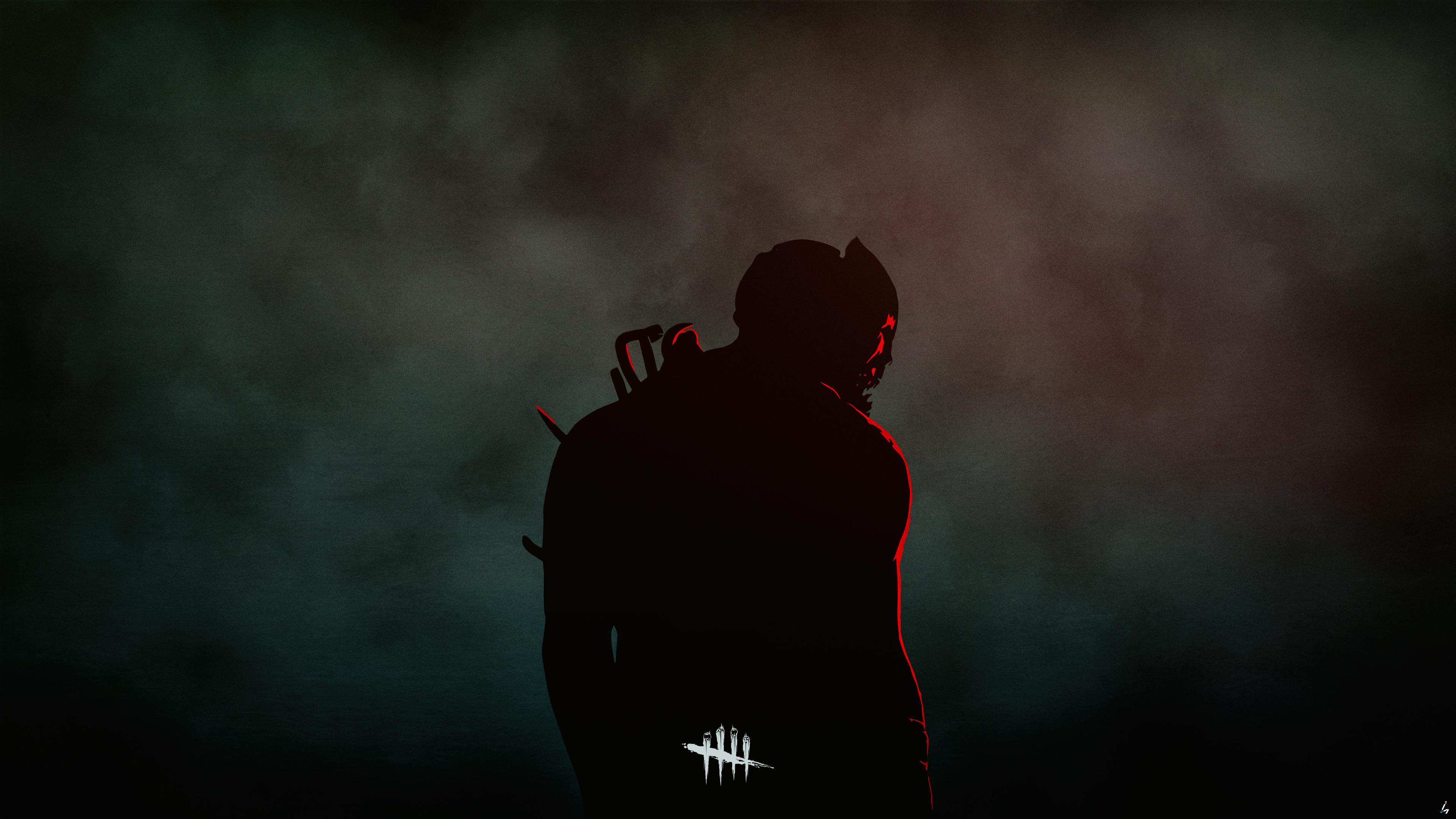 Dead By Daylight Minimalism Video Games Game Art Photoshop Adobe Illustrator Render Fan Art Digital  3840x2160