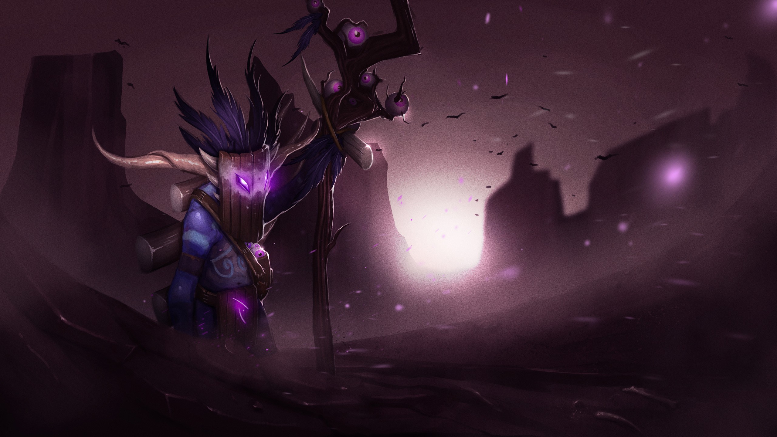 Dota 2 Dota Defense Of The Ancients Valve Valve Corporation Witch Doctor Character 2560x1440
