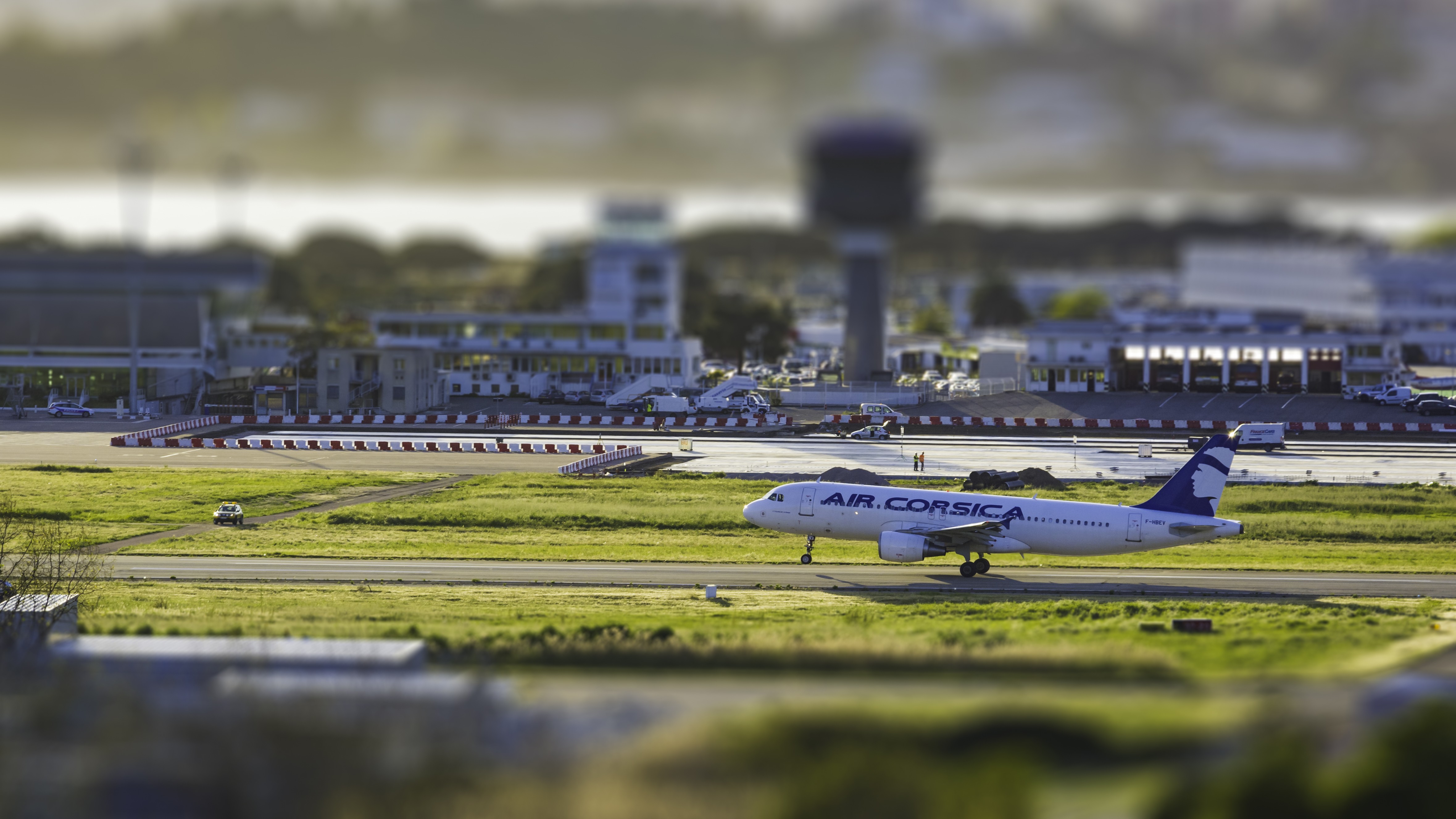 Air France Ajaccio Tilt Shift 4718x2654