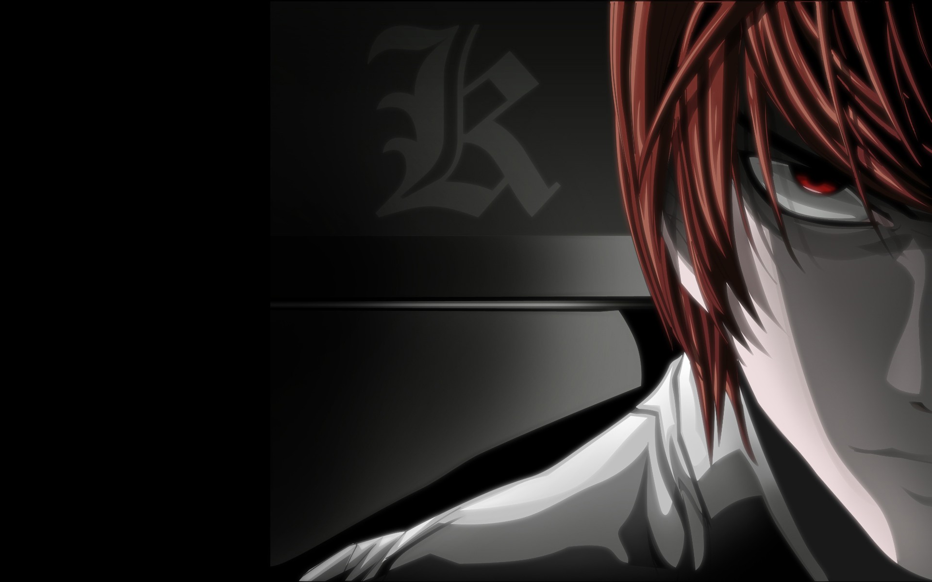 Yagami Light Death Note Red Eyes Anime 1920x1200