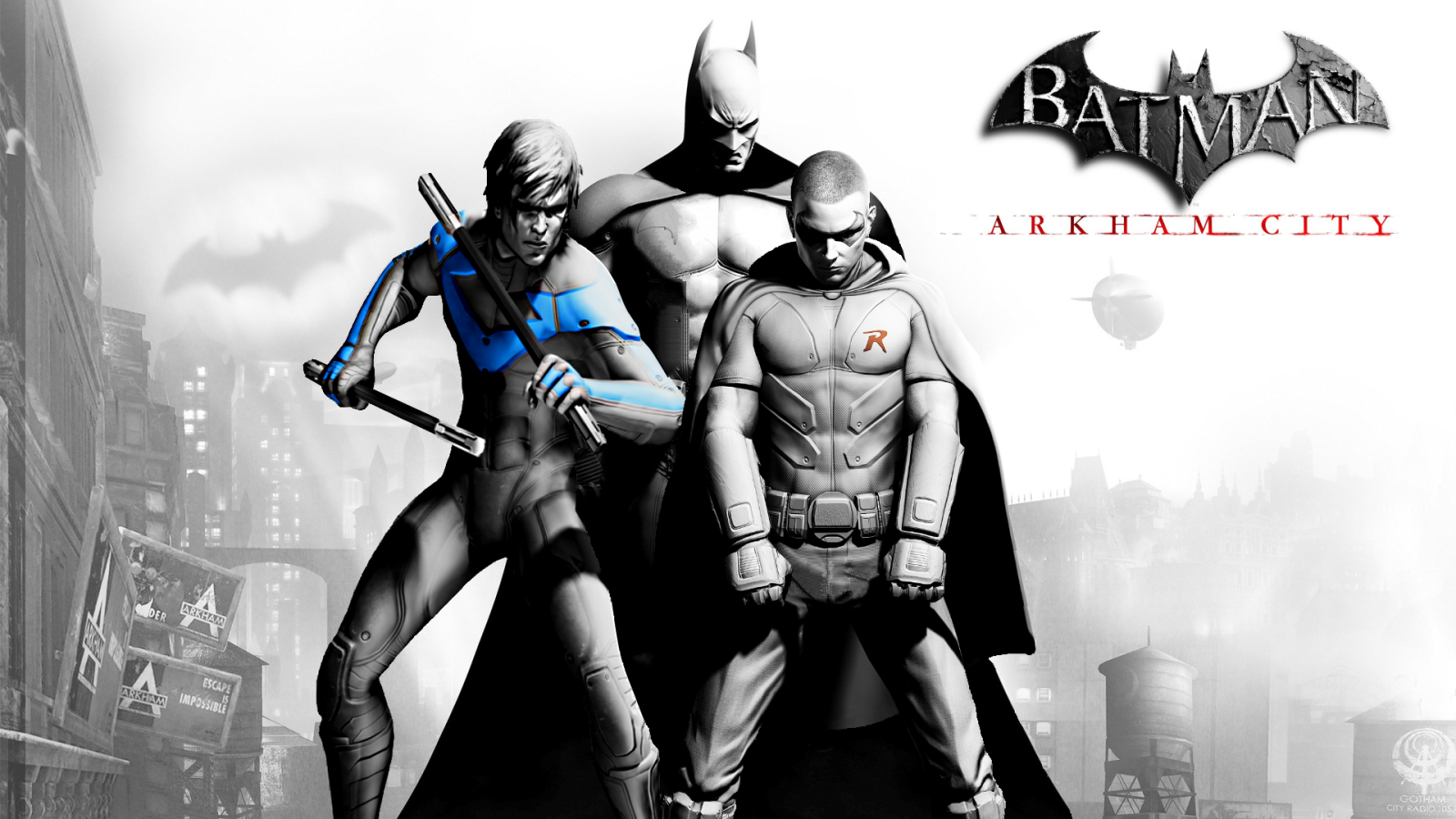 Batman Batman And Robin Batman Arkham City Video Games 1600x900