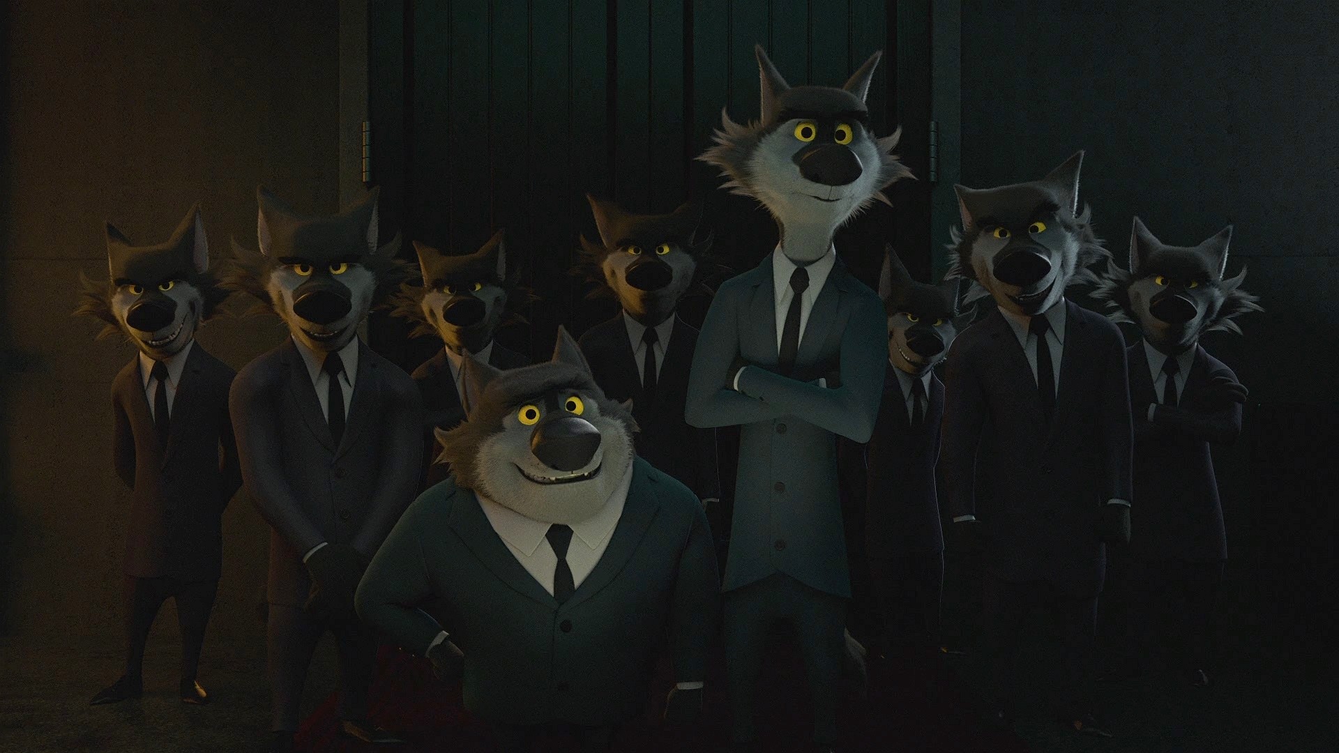 Rock Dog Anthro Animals Wolf 3D Cartoon Movies Suits Clothing Tie Gangsters Gangster Screen Shot Scr 1920x1080
