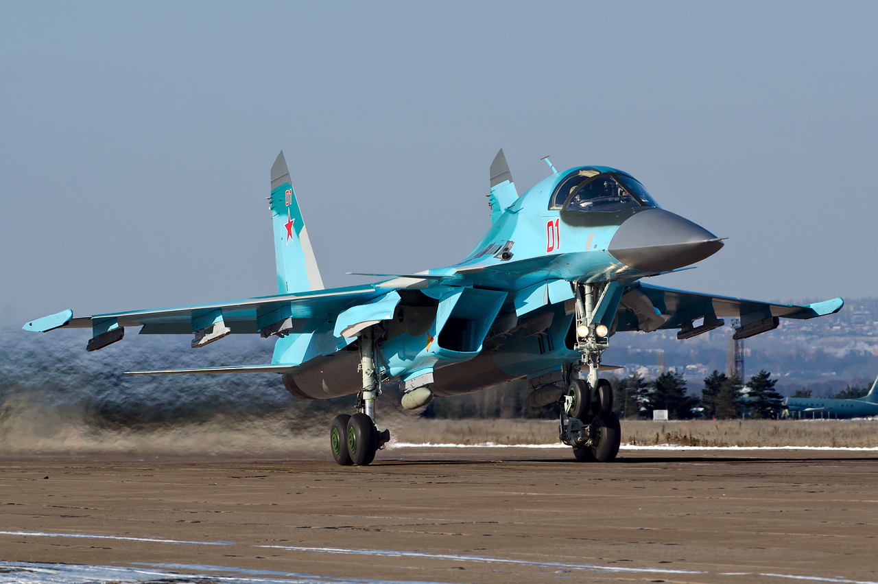 Russian Air Force Sukhoi Su 34 War 1280x851