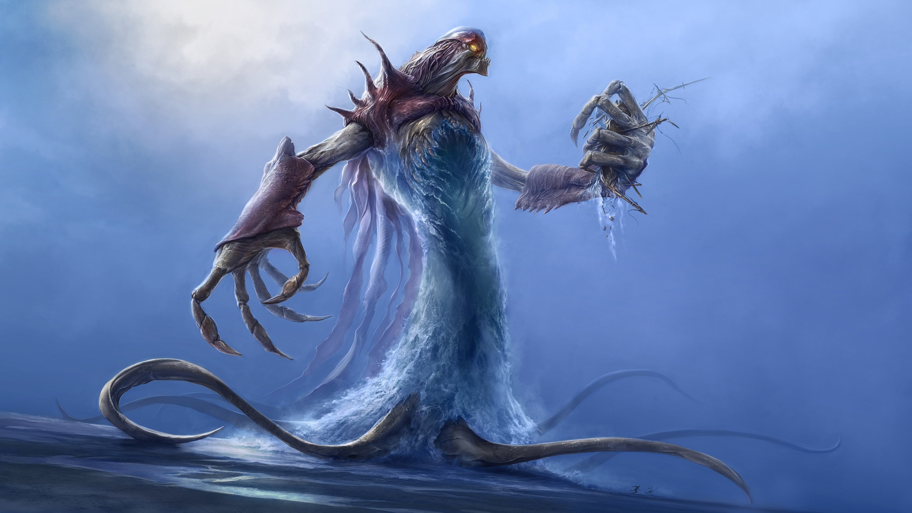 Fantasy Art Leviathan Creature 3000x1688
