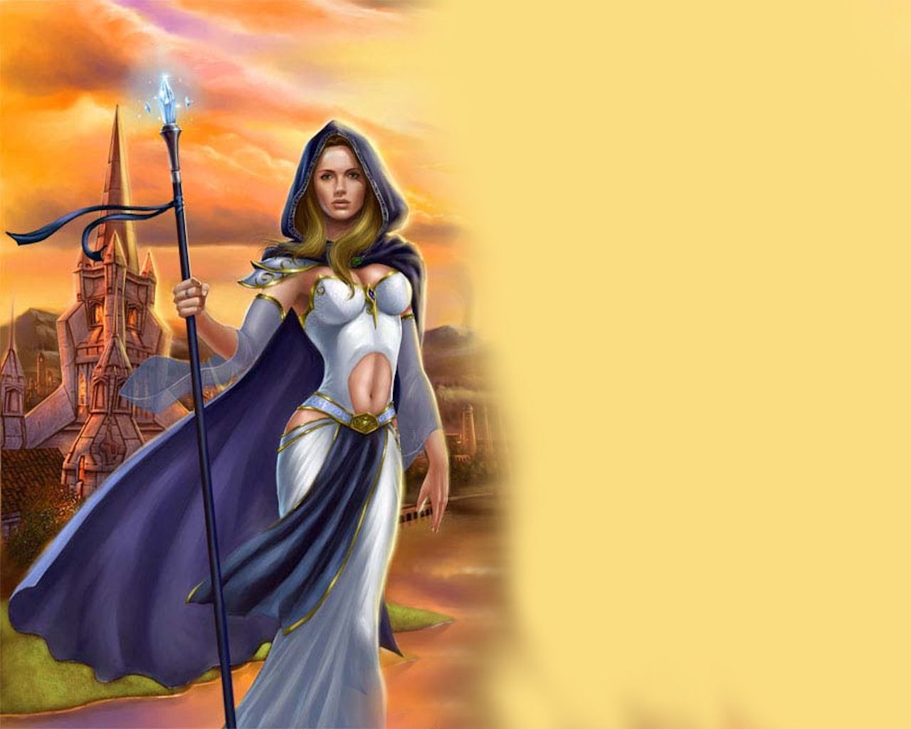 Video Games Warcraft Jaina Proudmoore World Of Warcraft Fantasy Girl Women 1280x1024