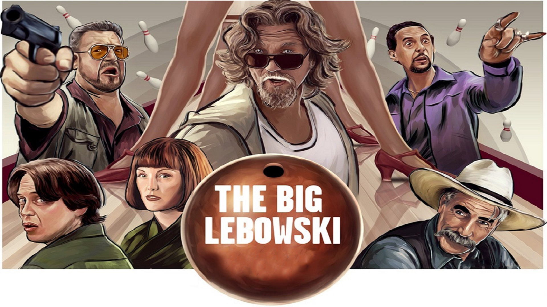 The Big Lebowski The Dude Movie Characters 1920x1080