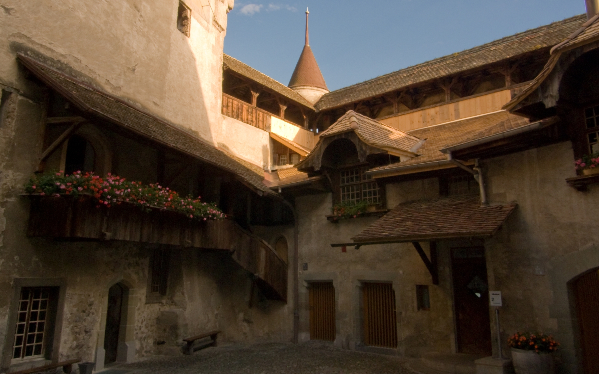Man Made Chateau De Chillon 1920x1200