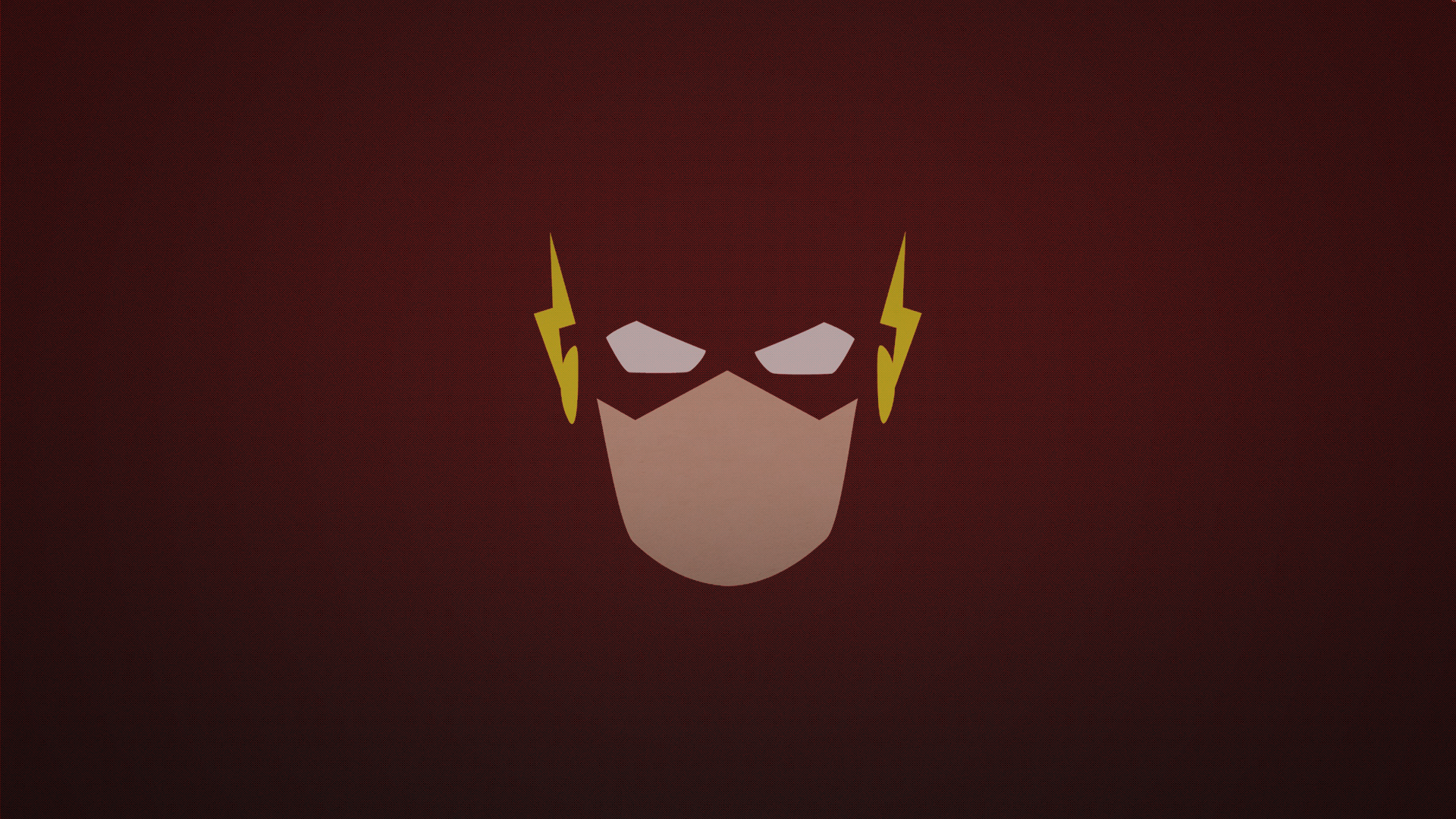 Flash The Flash Arrows Speed Triple Red Face 1920x1080