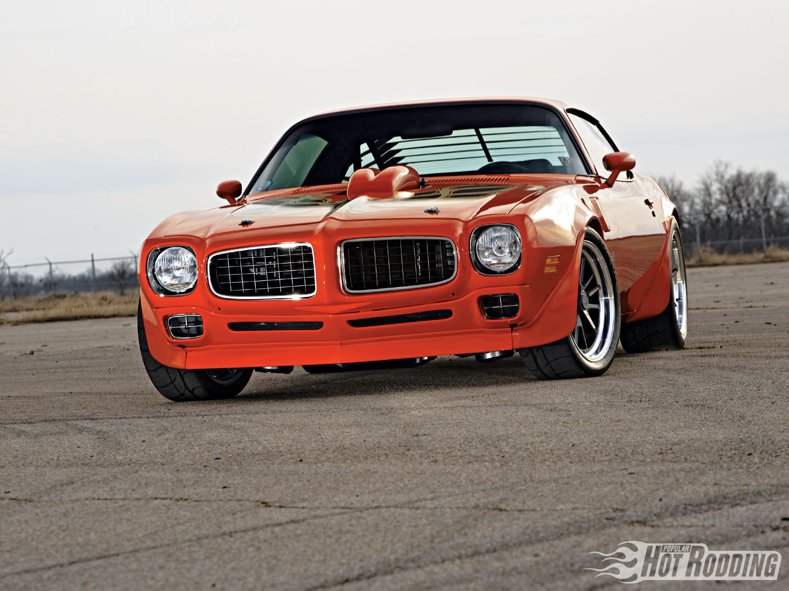 Pontiac Muscle Car Classic Car Orange Car 1600x1200