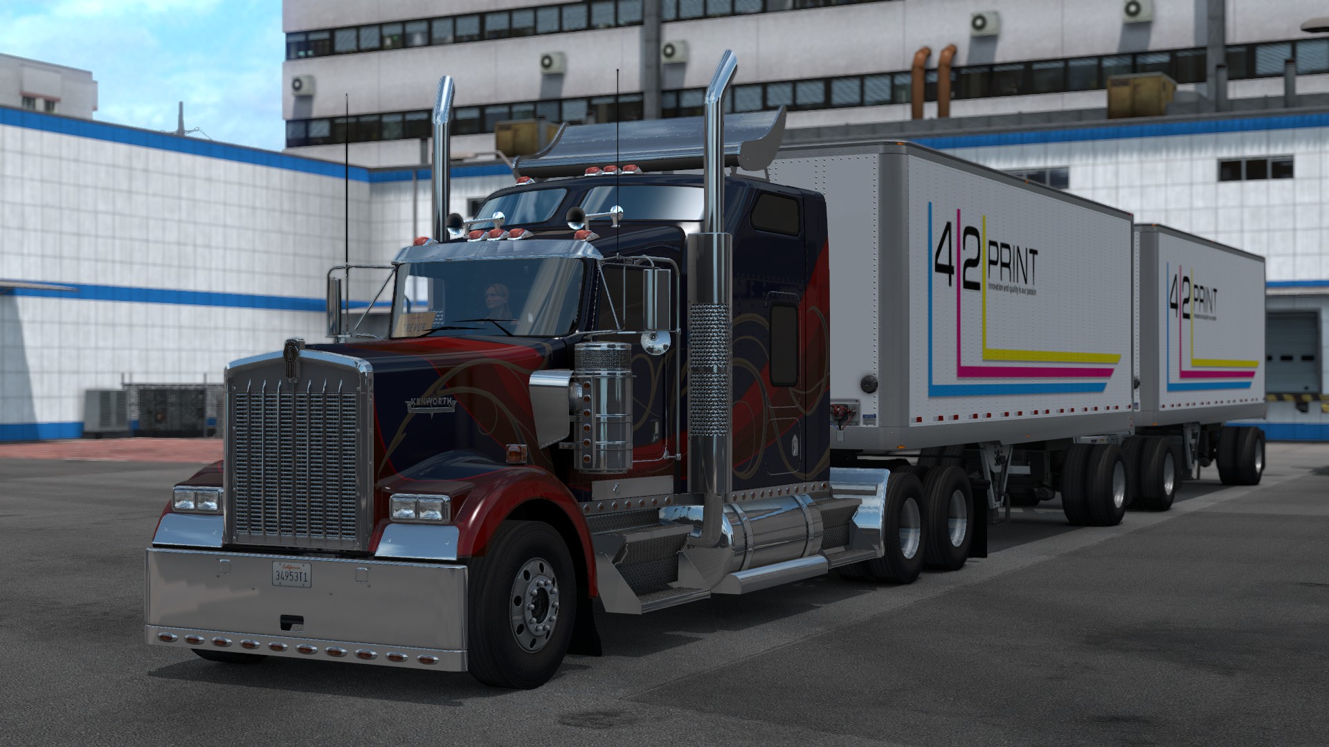 American Truck Simulator Kenworth PC Gaming Screen Shot Vehicle Truck 1920x1080