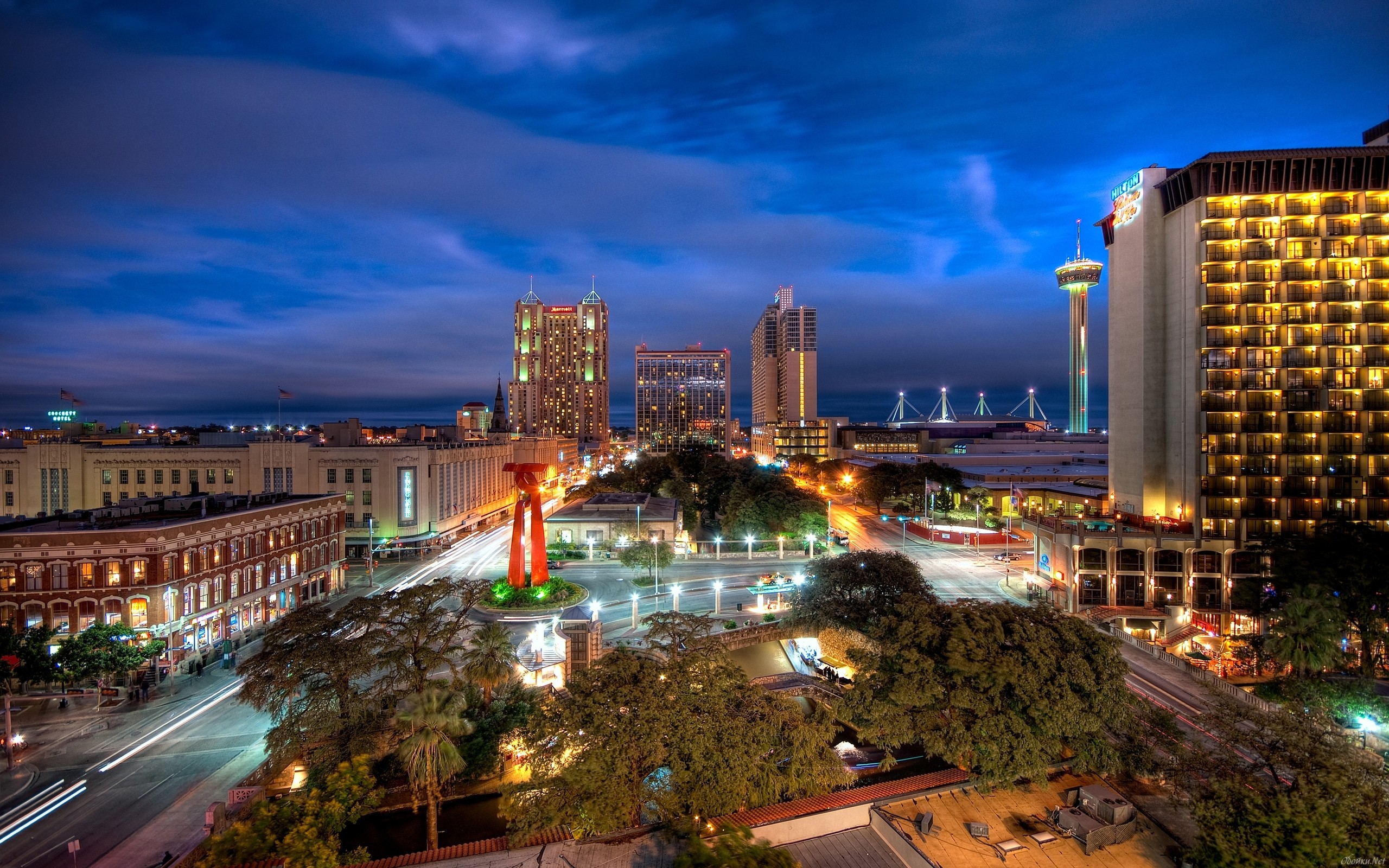 San Antonio Texas City Hotel 2560x1600