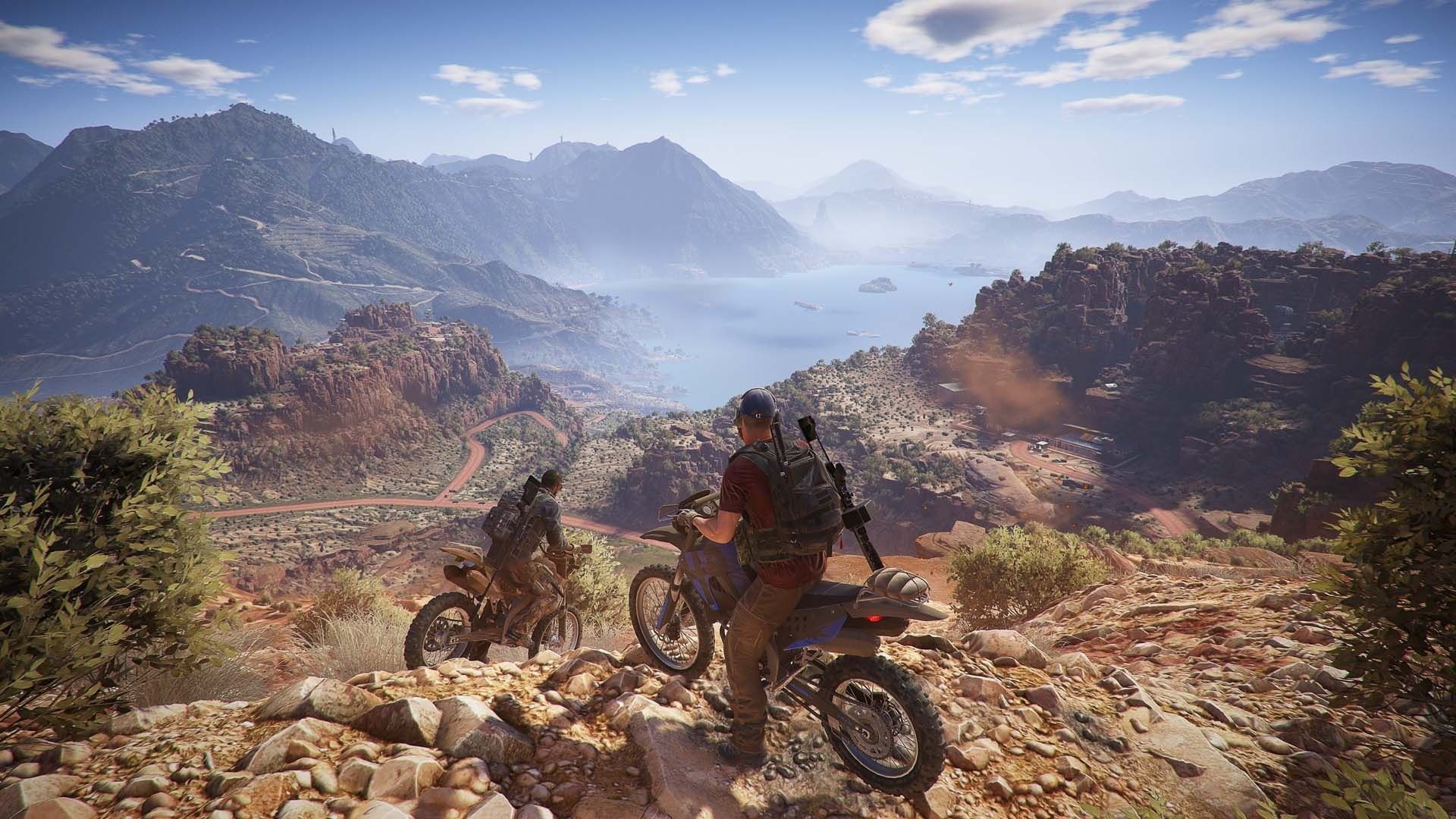 Tom Clancys Bolivia Motorcycle Desert Military Tom Clancys Ghost Recon Wildlands Tom Clancys Ghost R 1920x1080