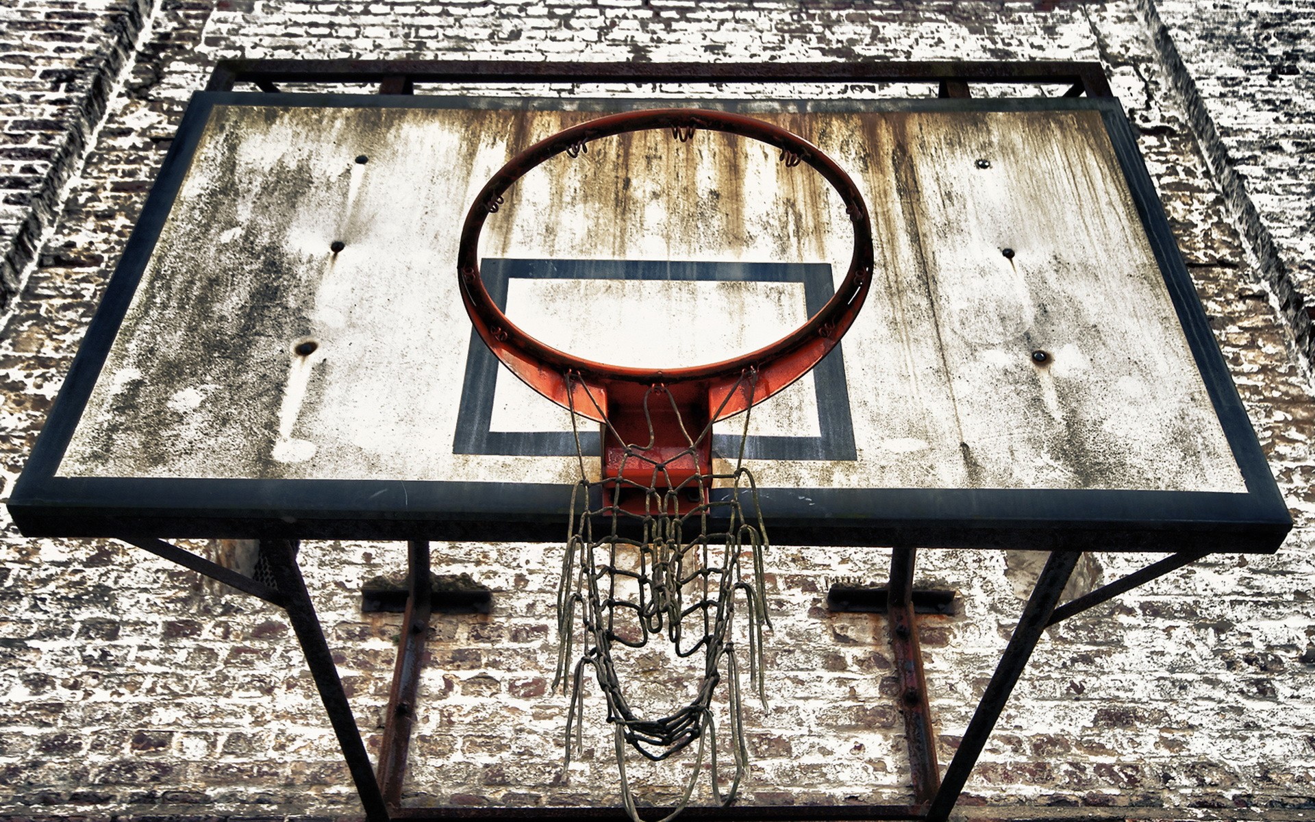 Basketball Sports Hoop Rust Brown 1920x1200