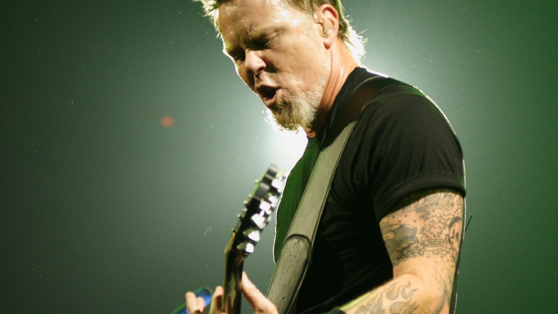 Metallica James Hetfield Guitar Tattoo Beards Heavy Metal Thrash Metal Metal Music Big 4 Music 1920x1080
