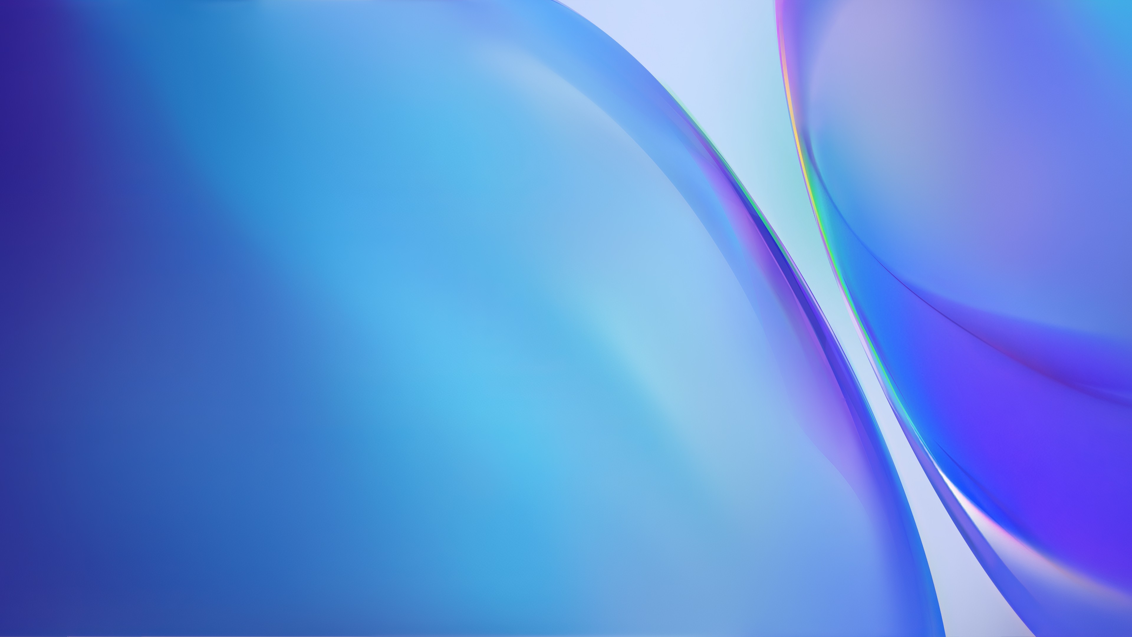 Abstract Shapes Digital Art Blue Turquise 3840x2160