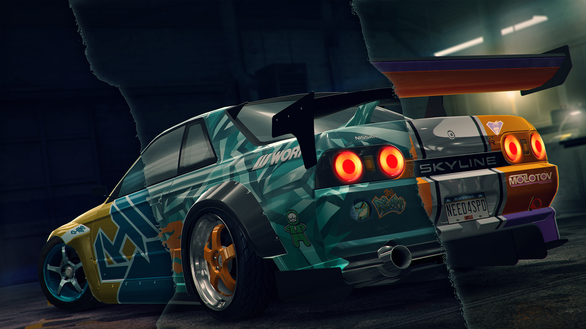 Need For Speed No Limits Video Games Tuning Nissan Skyline R32 Garages JDM Tailights Rims Need For S 1920x1080