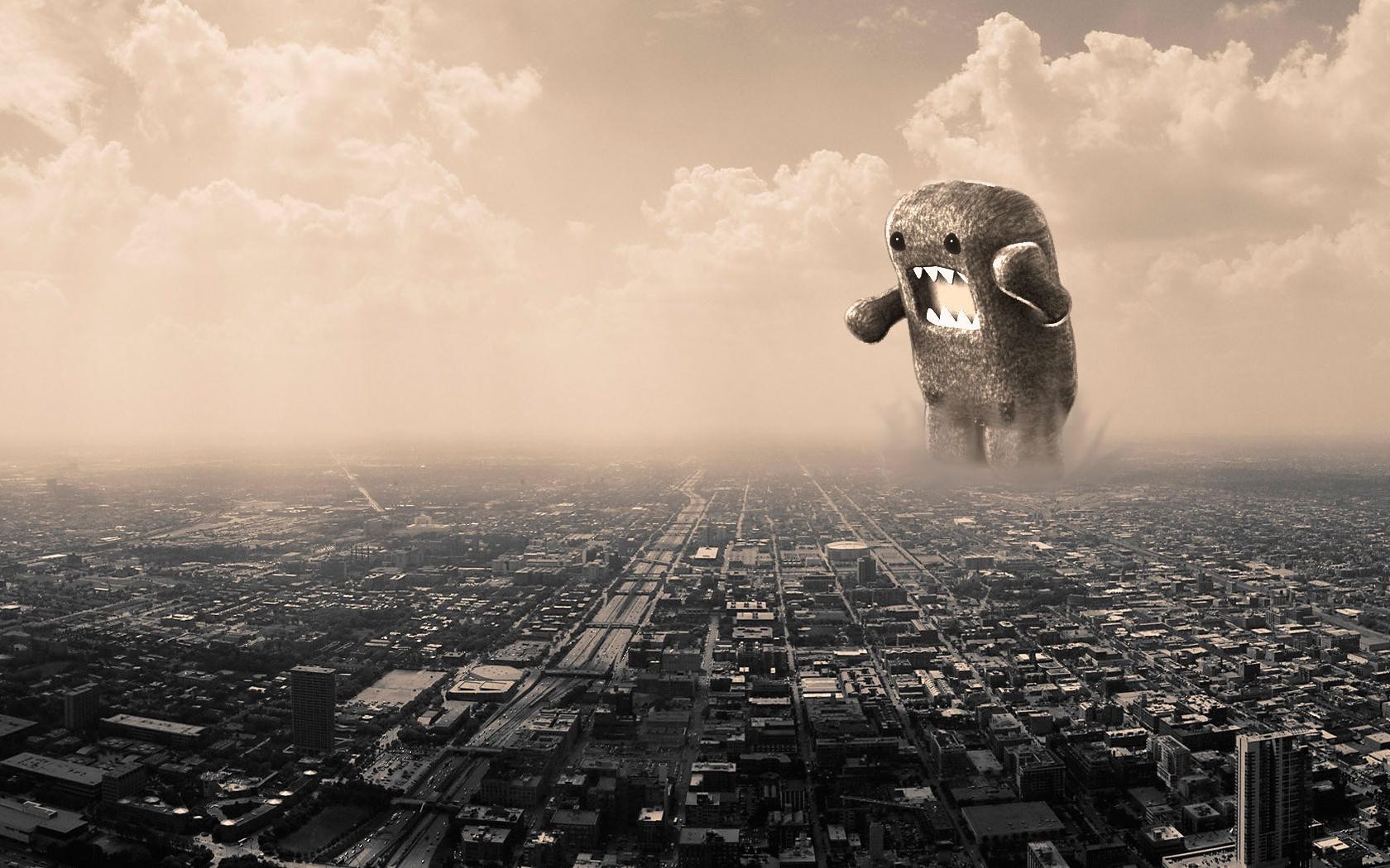 Domo Chicago Godzilla 1680x1050
