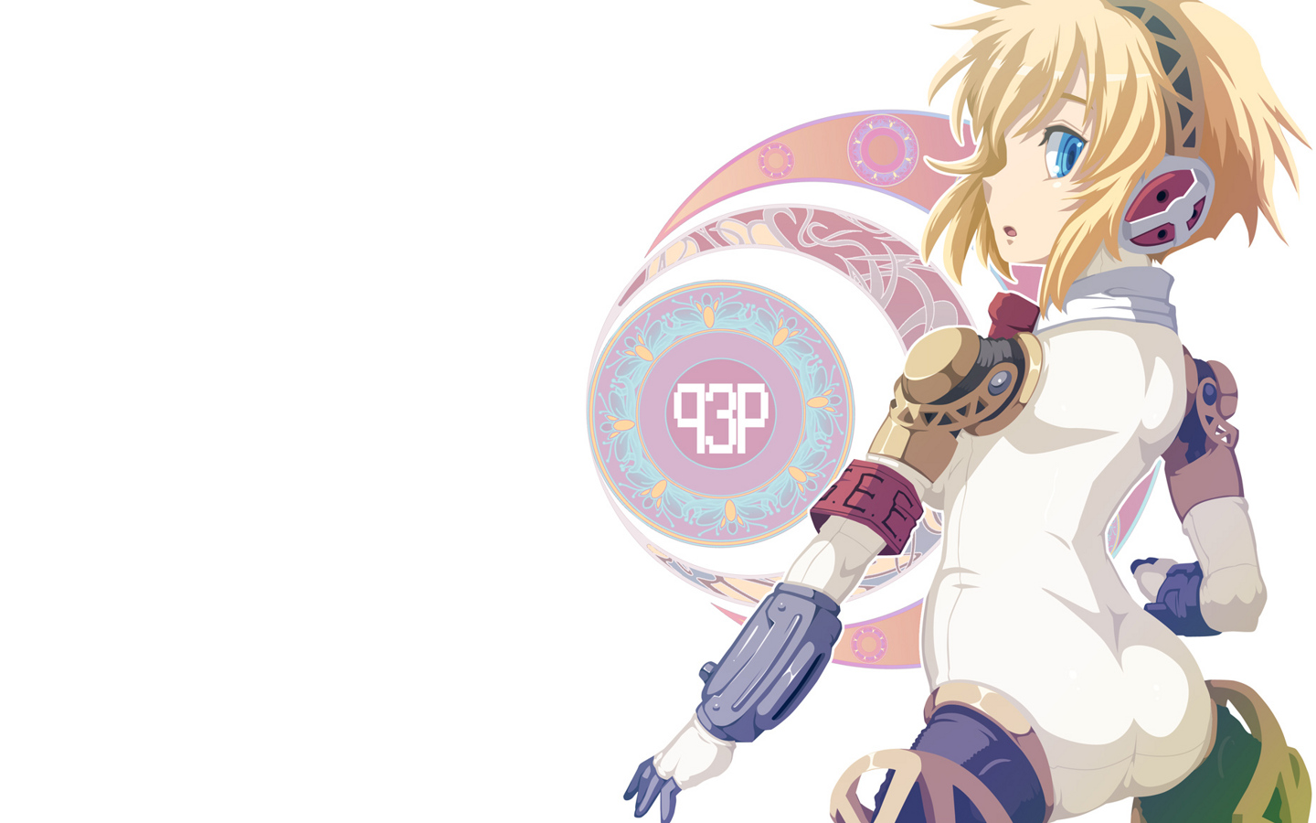 Aigis Persona Robot Persona Persona 3 Blue Eyes Ribbon 1440x900