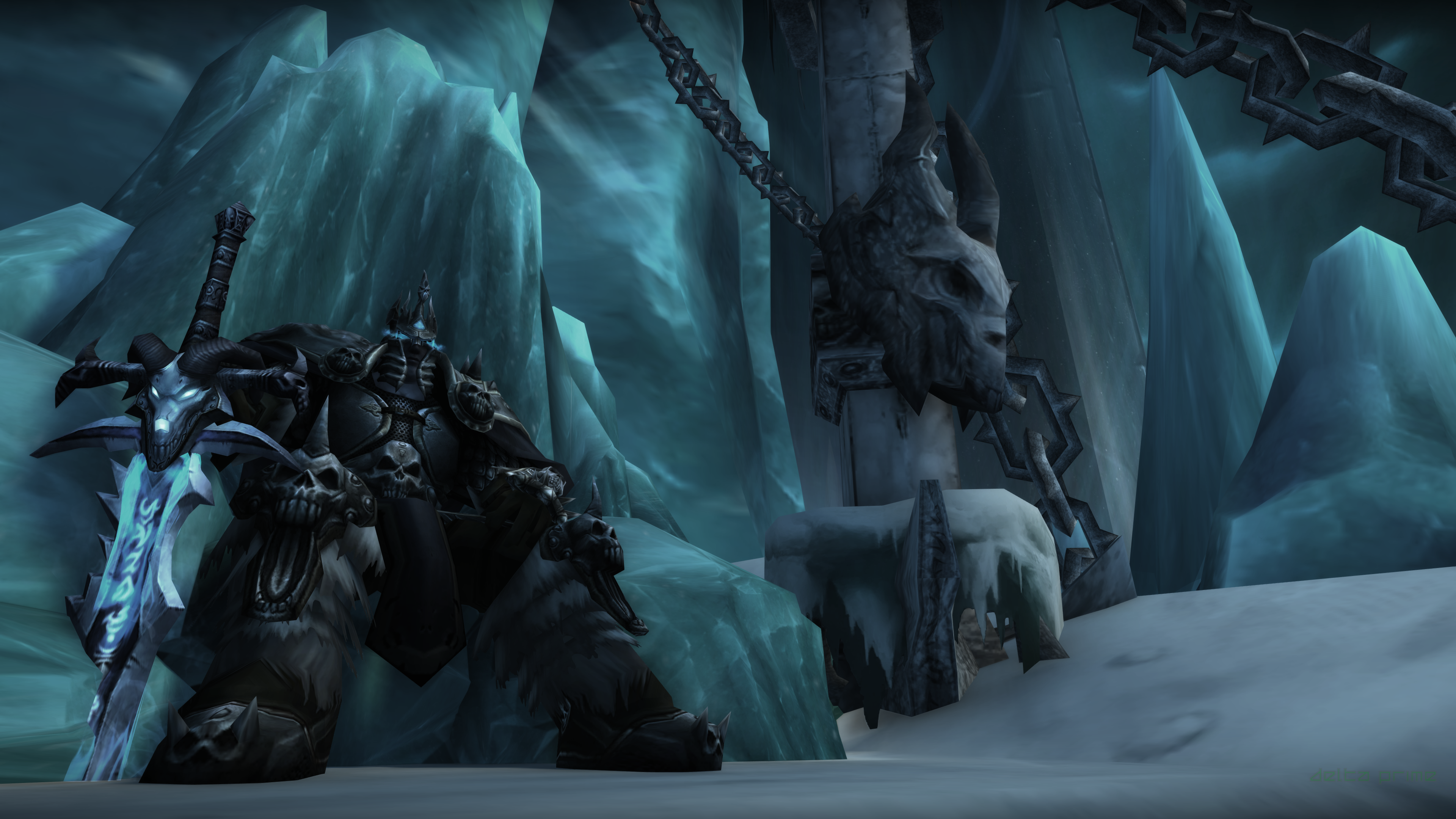 World Of Warcraft Wrath Of The Lich King Arthas Menethil The Lich King Icecrown Citadel The Frozen T 3840x2160