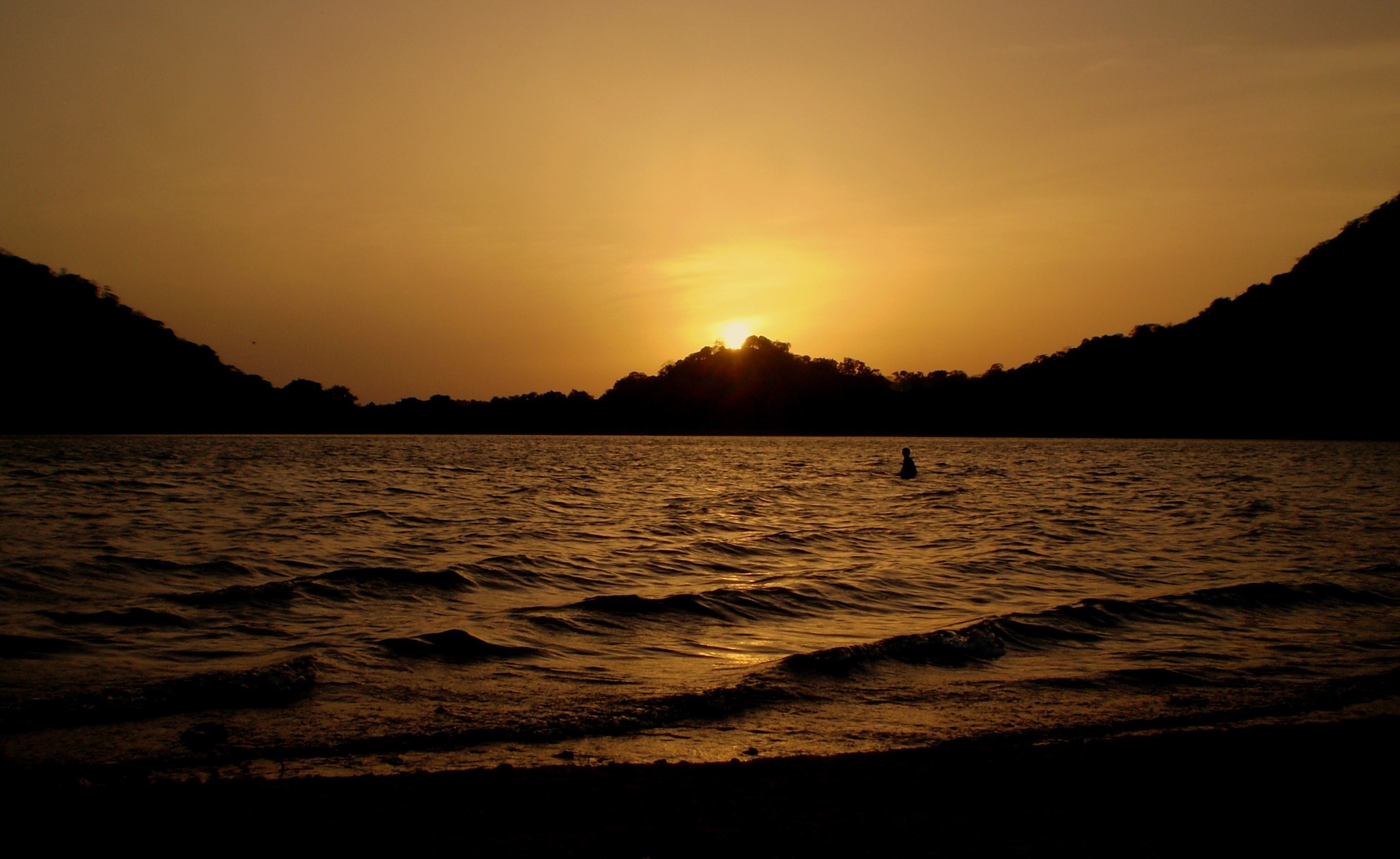 Photography Sunset Landscape Water Sea Trees Sri Lanka 2559x1571