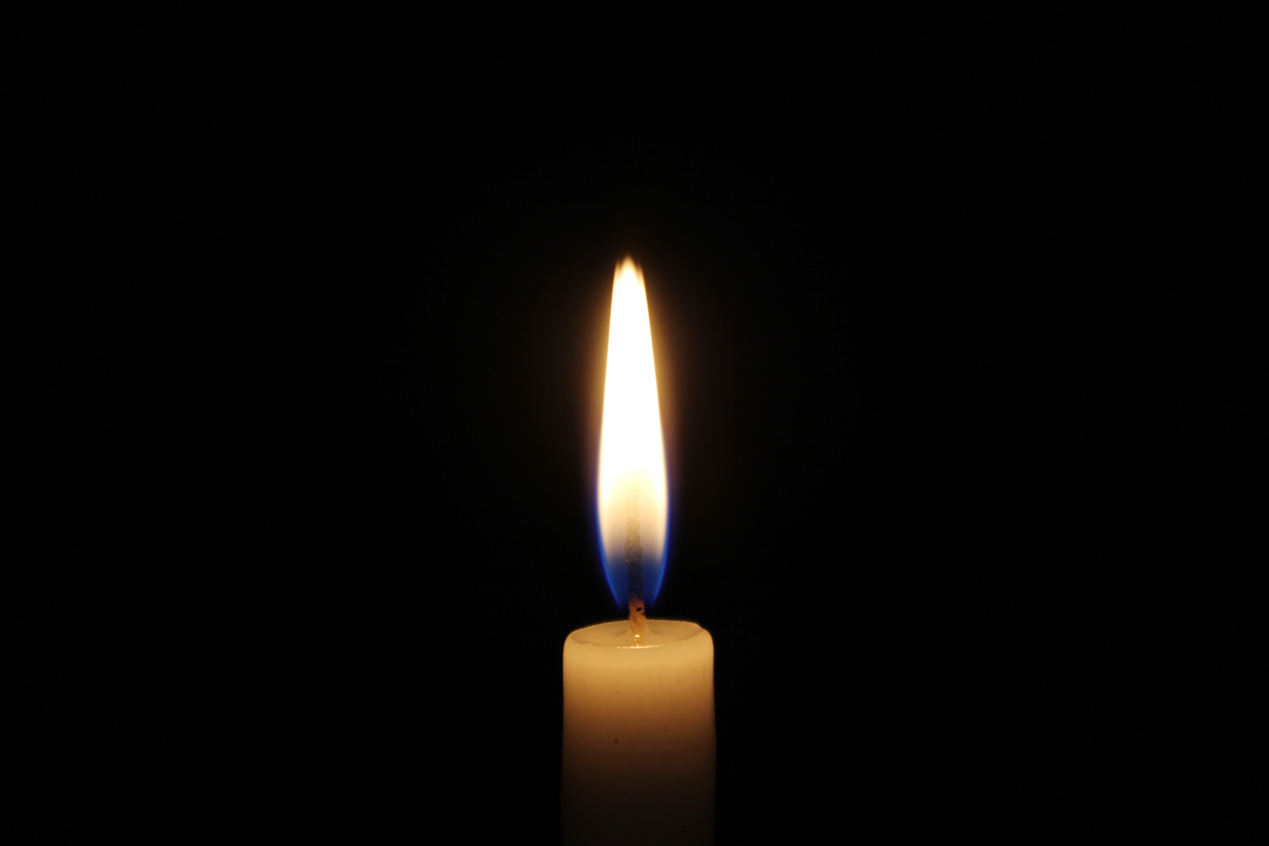 Candles Wax Burning Simple Background 4272x2848