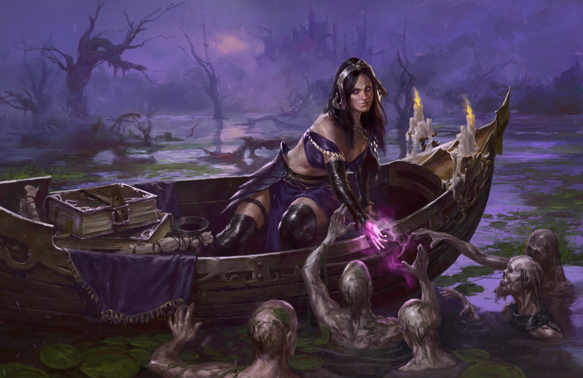 Fantasy Art Magic Magic The Gathering Liliana Vess 1920x1243